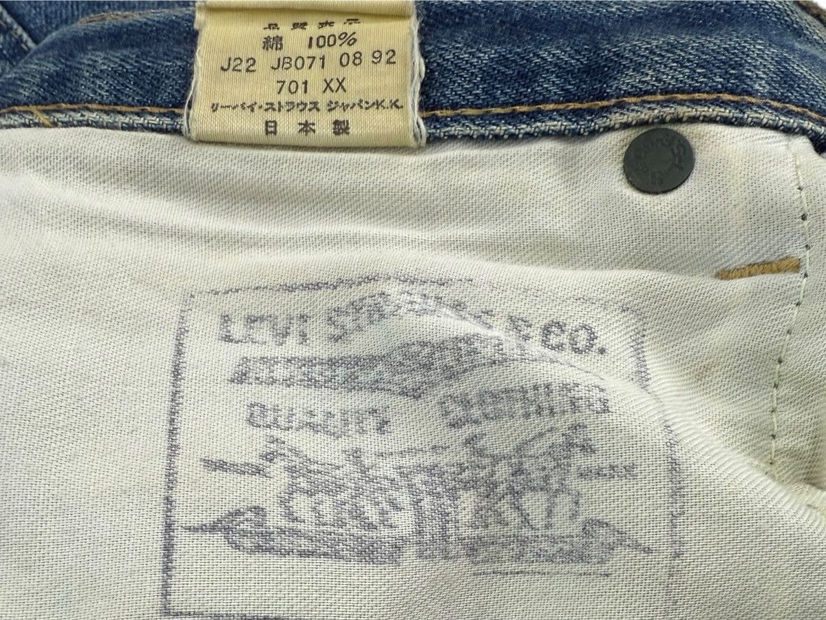 Levi's Vintage Clothing Vintage Levis LVC Big E 701xx Buckle Back Size US 30 / EU 46 - 9 Thumbnail