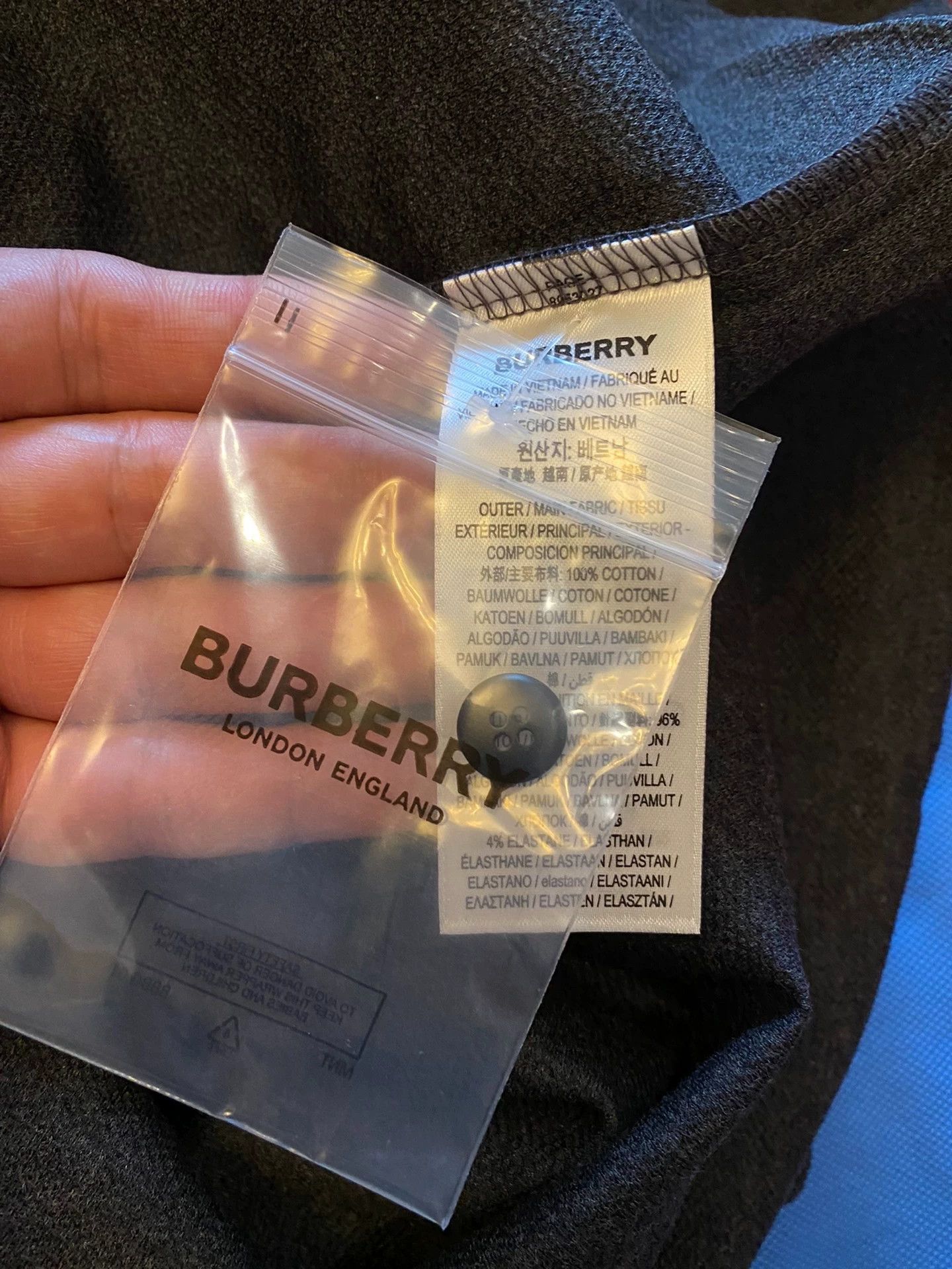 Burberry Burberry Dark Gray B Polo Shirt M Size US M / EU 48-50 / 2 - 8 Thumbnail