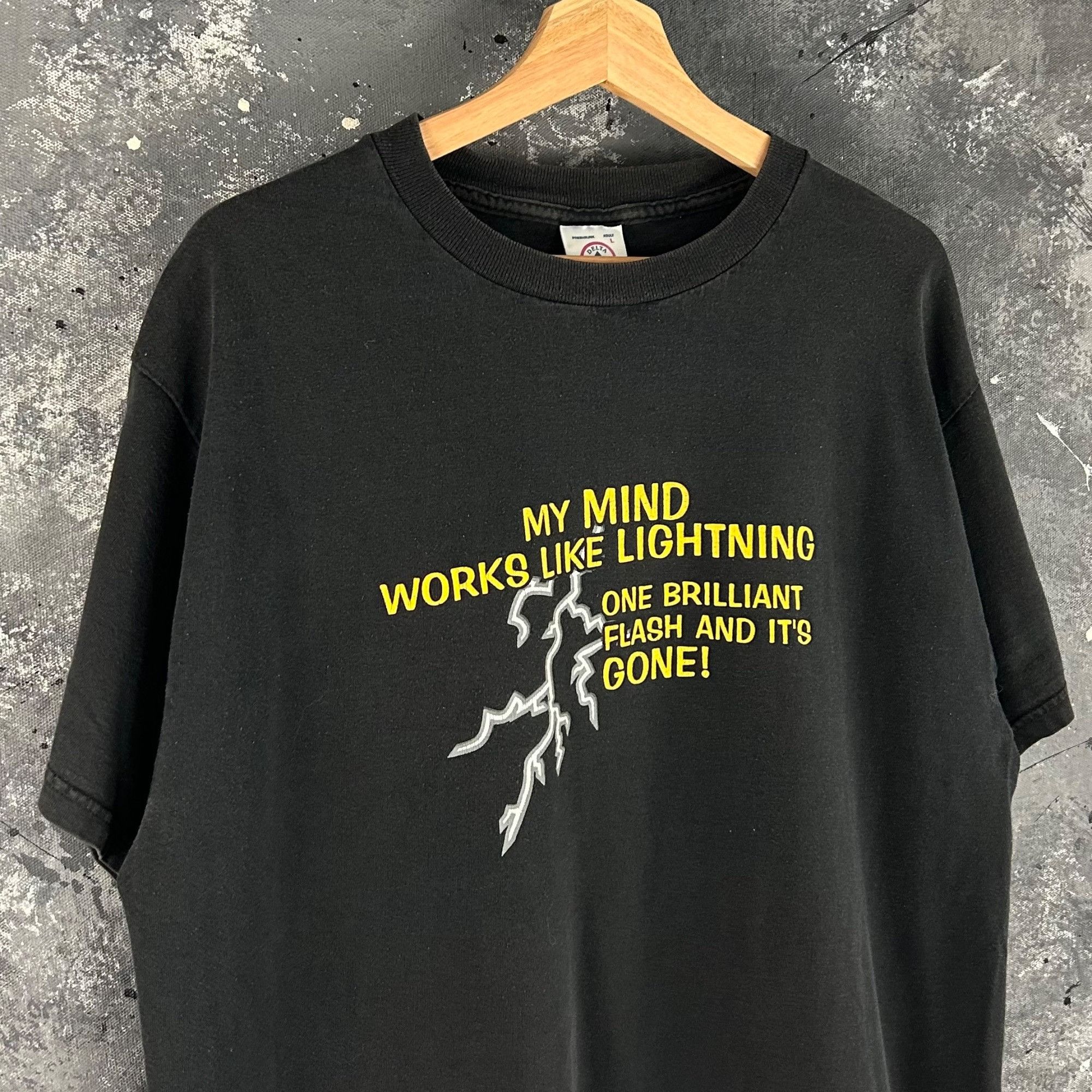 Vintage Vintage 1990’s Funny script shirt Size US L / EU 52-54 / 3 - 2 Thumbnail