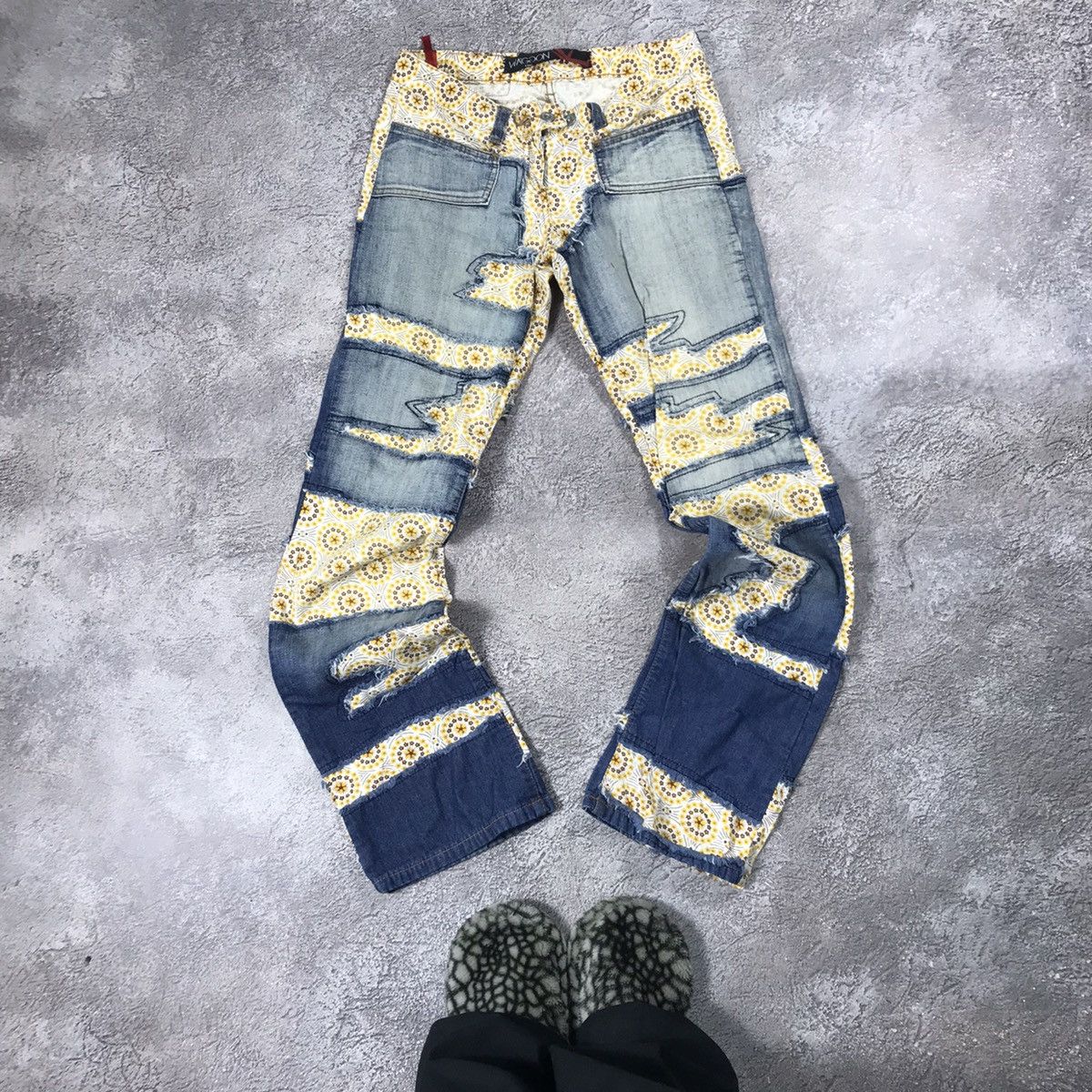 Vintage Vintage 90s Distressed Baggy Jeans Skate Grunge Faded 28 Size 28" / US 6 / IT 42 - 2 Thumbnail