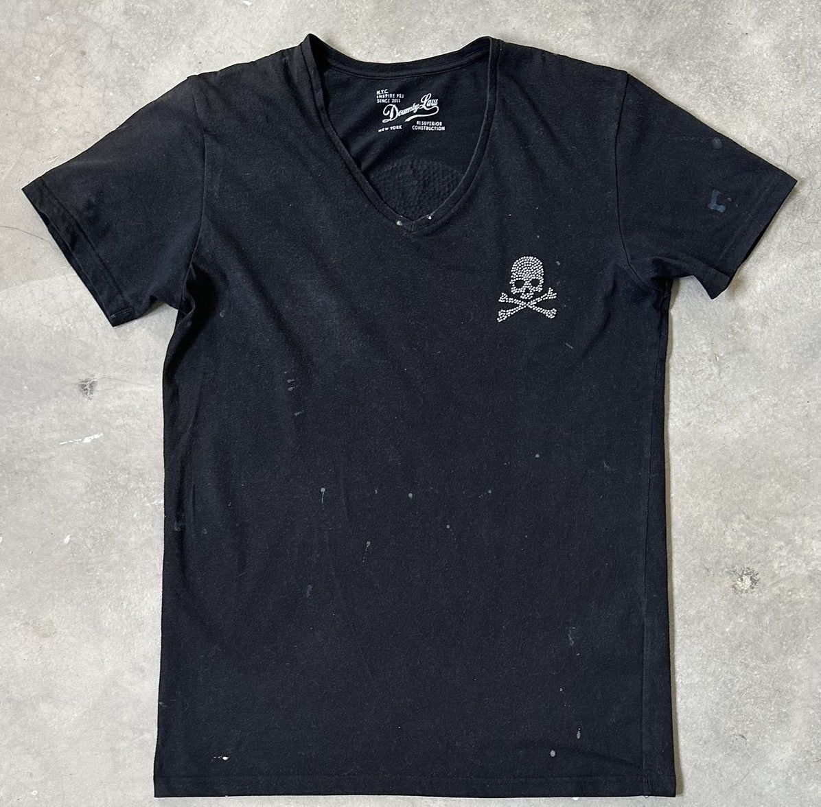 Japanese Brand VINTAGE DOWNBY LAW PRJ SKULL TEE Size US M / EU 48-50 / 2 - 2 Thumbnail