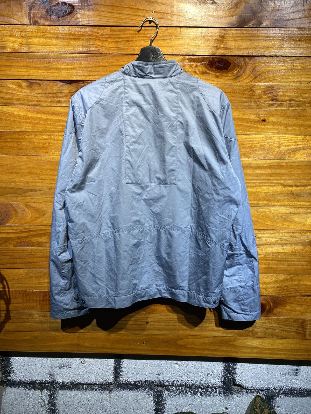 291295=Homme Vintage 291295-Homme Light Grey Nylon Jacket – Minimalist Size US M / EU 48-50 / 2 - 7 Thumbnail