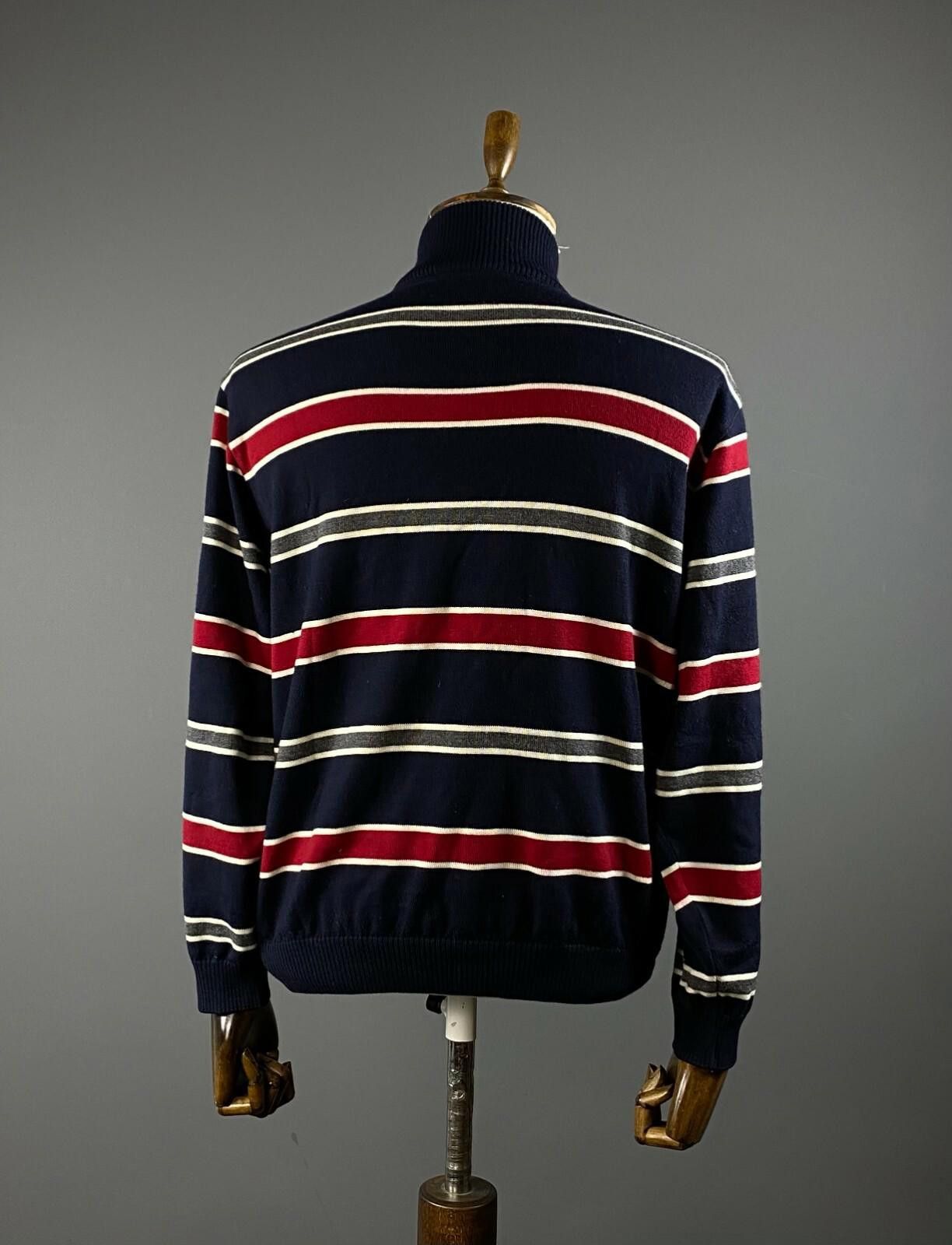 Paul & Shark Paul & Shark Yachting Cool Touch Blue Stripe Jumper Size L Size US L / EU 52-54 / 3 - 8 Thumbnail