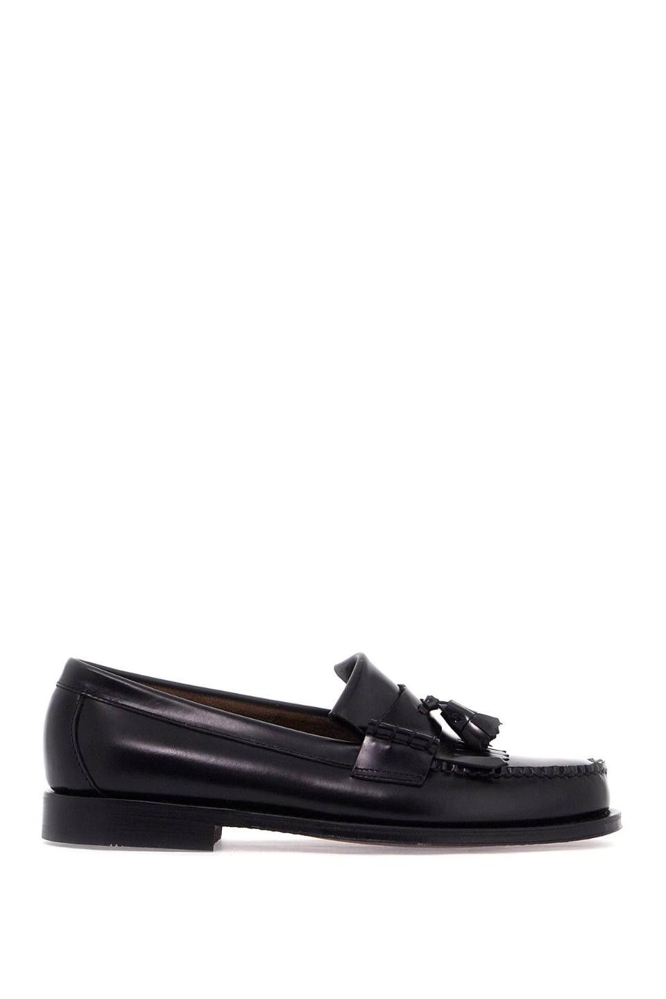 G.H. Bass & Co. o1s22i1n1024 Brushed Leather Loafers in Black Size US 8 / EU 41 - 1 Thumbnail
