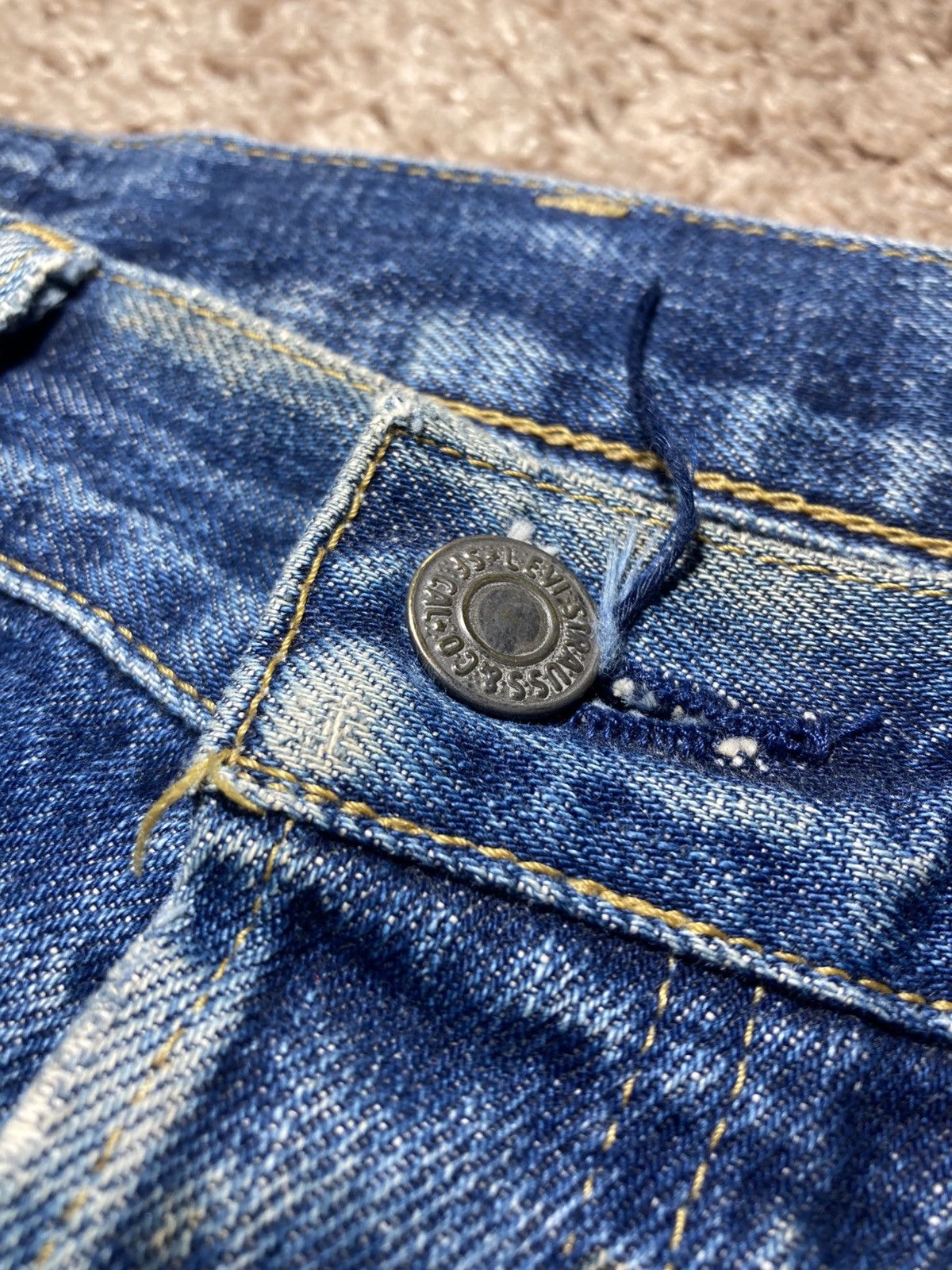 Levi's 1998 Levi's Big E 503B Distressed W30 L31 90s Vintage Faded Size US 30 / EU 46 - 2 Thumbnail
