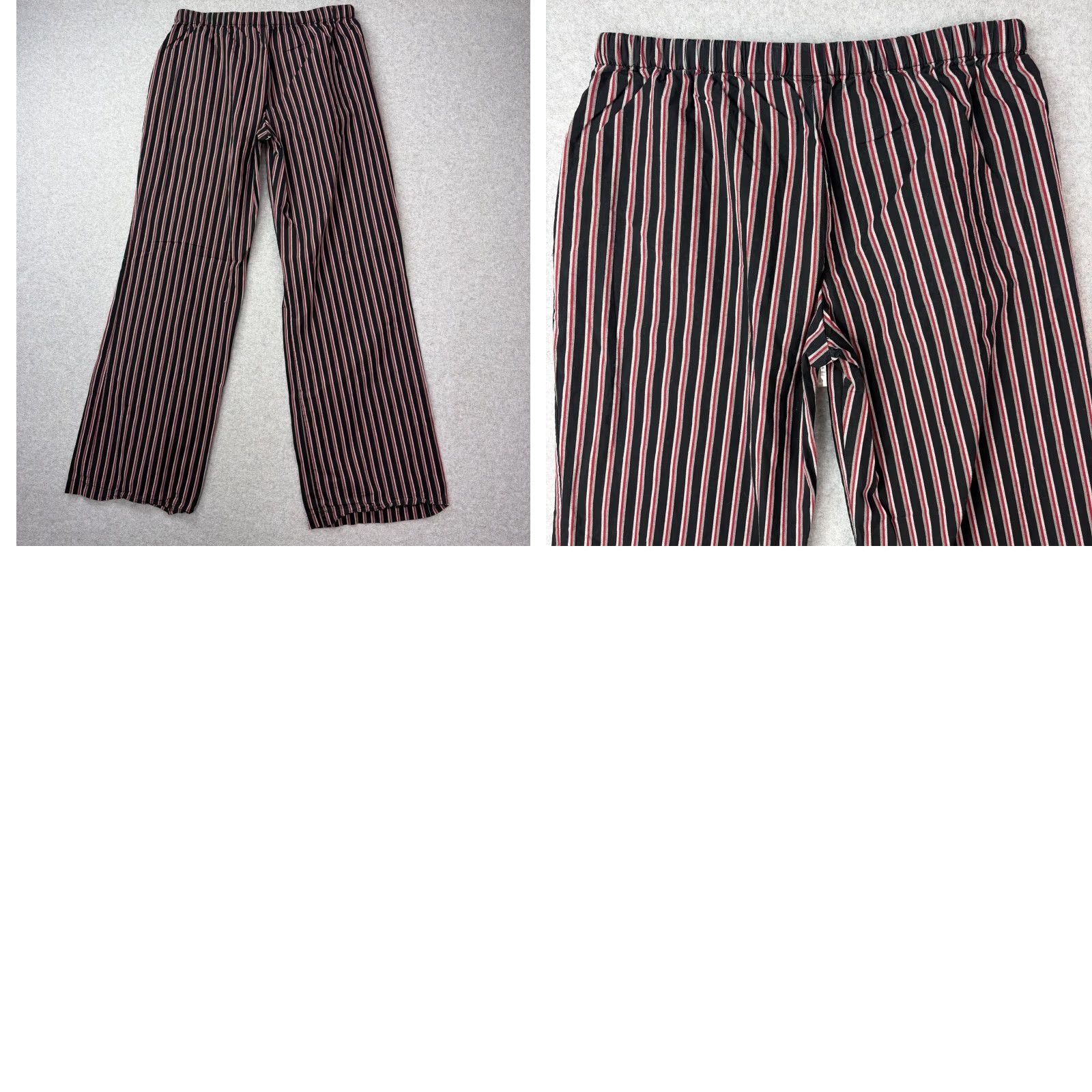 Harley Davidson Harley-Davidson Pajama Pants Womens Small Black Stripe Lounge Sleepwear HD Logo Size 28" / US 6 / IT 42 - 9 Thumbnail