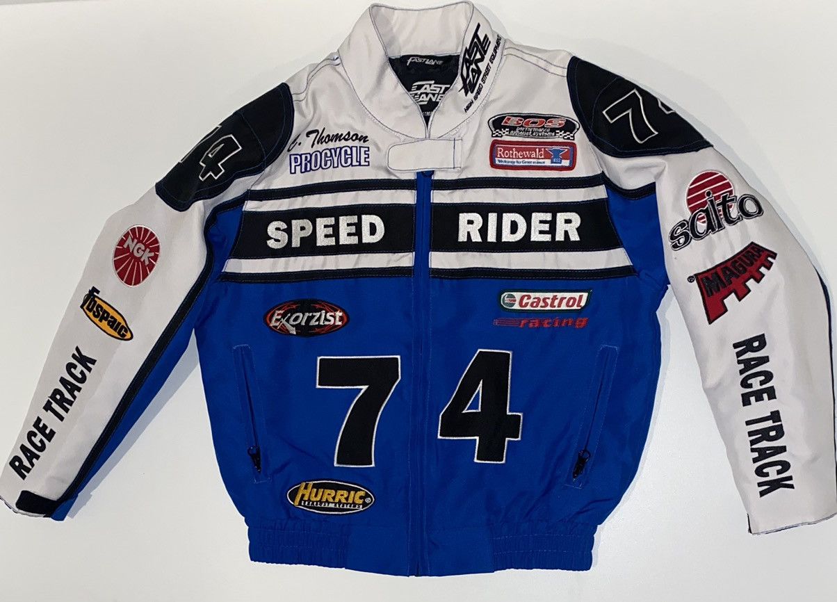 Vintage Vintage Racing Jacket “Fast Line” Speed Freak 74 | Grailed