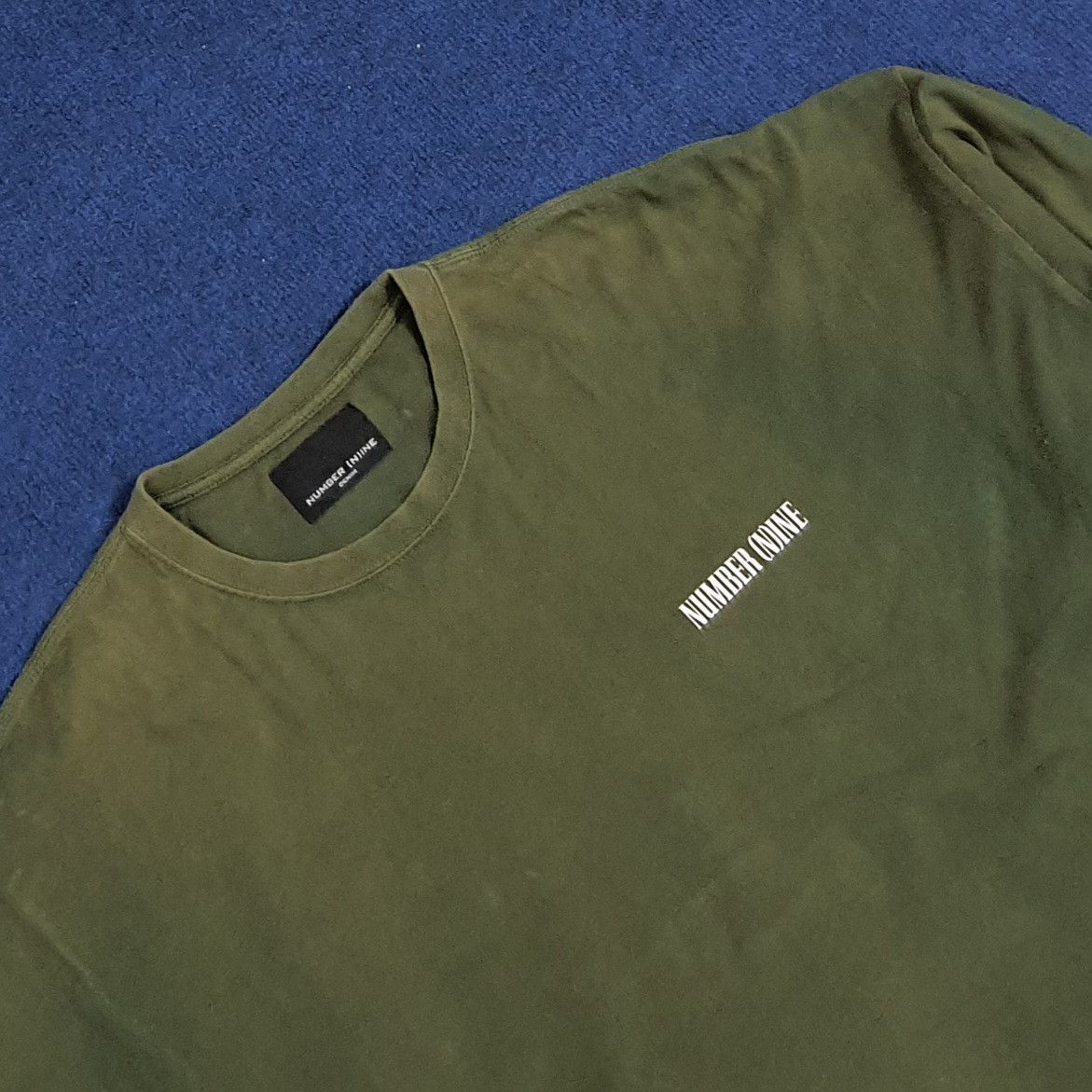 Japanese Brand × Number (N)ine × Vintage Vintage Number Nine Spell Out Oversized Boxy Cut Tshirt Size US L / EU 52-54 / 3 - 4 Thumbnail