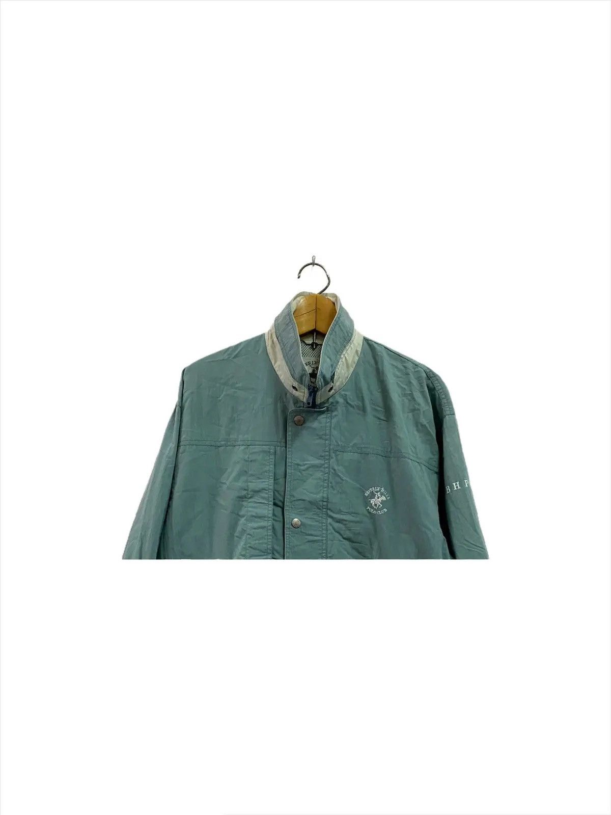 Beverly Hills Polo Club × Japanese Brand × Vintage Vtg Beverly Hills Polo Club MiniLogo Embroidery Ligh Jacket Size US L / EU 52-54 / 3 - 8 Thumbnail