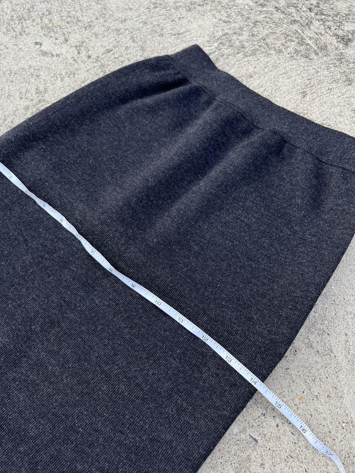 Jean Paul Gaultier × Vintage Vintage 90’s Jean Paul Gaultier Big Pockets Wool Midi Skirt Size 28" / US 6 / IT 42 - 15 Thumbnail