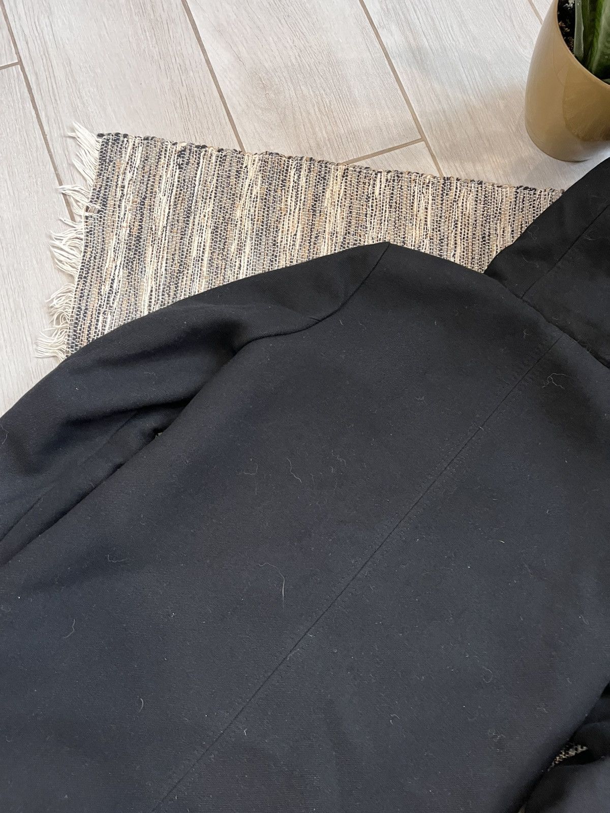 Sandro Sandro Wool Coat Black parka insulated luxury minimalistic Size XS / US 0-2 / IT 36-38 - 18 Thumbnail
