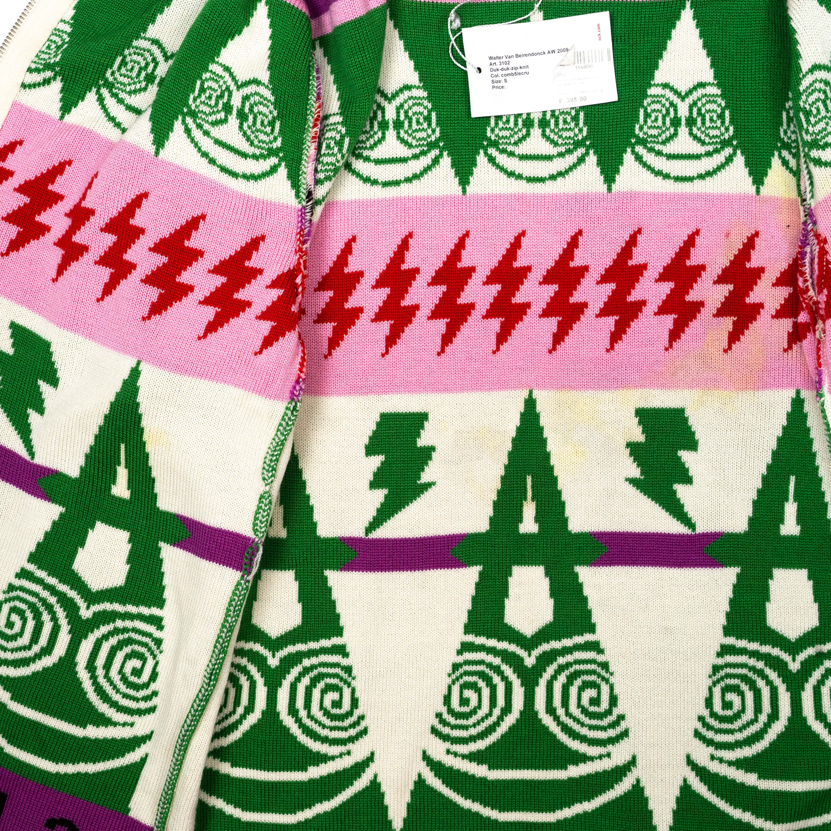 Walter Van Beirendonck Walter Van Beirendonck Duk-Duk knit Hood Zip Up Size US S / EU 44-46 / 1 - 11 Thumbnail