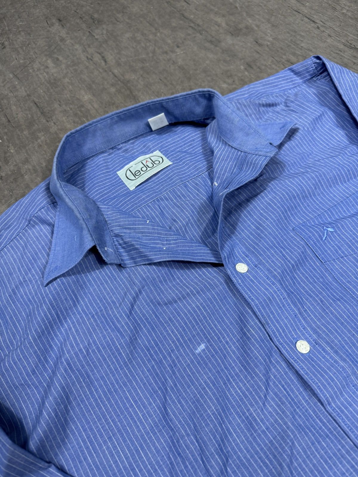 Other ᶠᵃⁿᶜʸᵍᵘʸBOXY Trashed Shirt Vintage Cropped Button Up 90s 80 Size US M / EU 48-50 / 2 - 4 Thumbnail