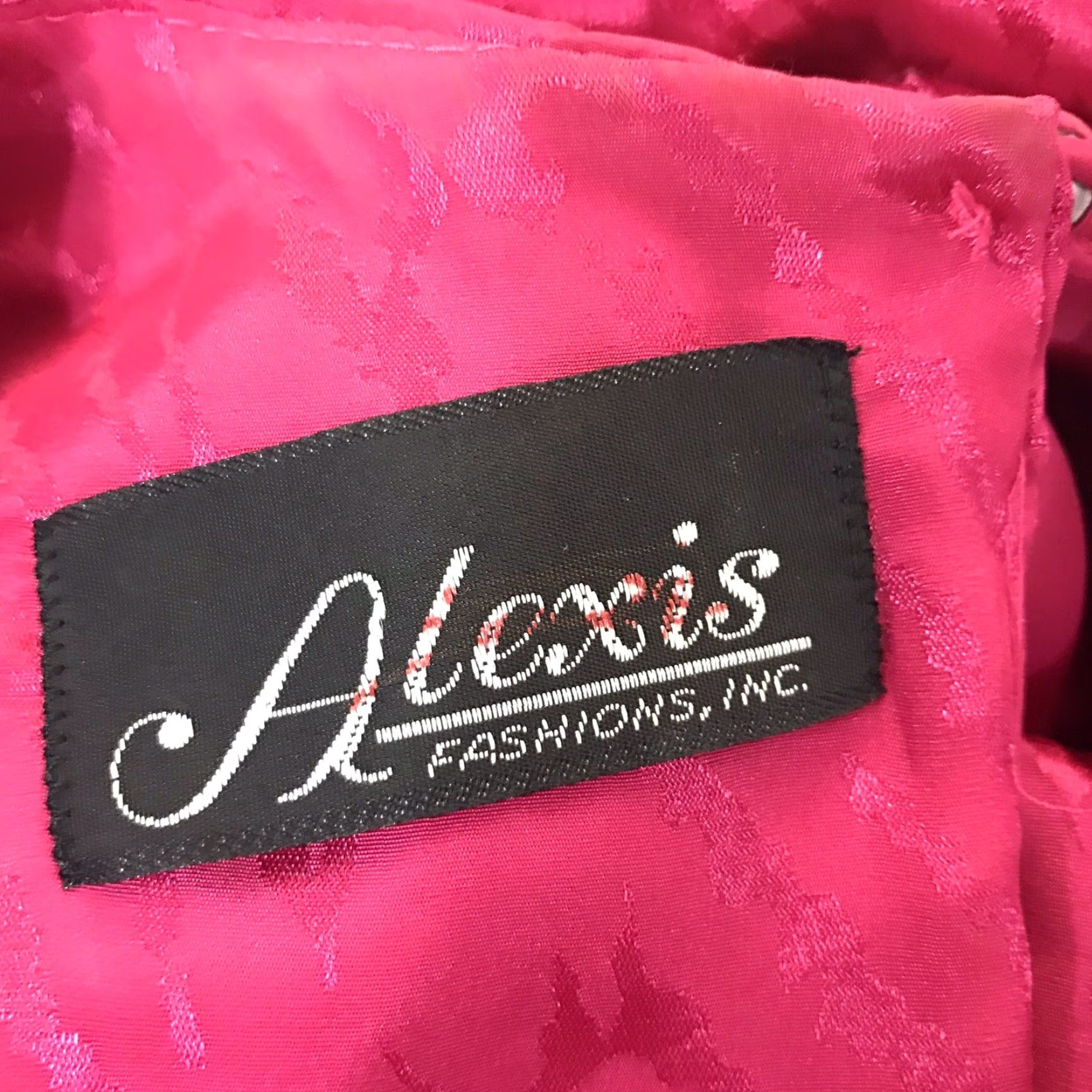 ALEXIS VINTAGE Alexis Fashions Women's Pink Pleated Midi Dress 12 Long Sleeve Casual Business Winter Fall Size XL / US 12-14 / IT 48-50 - 3 Thumbnail