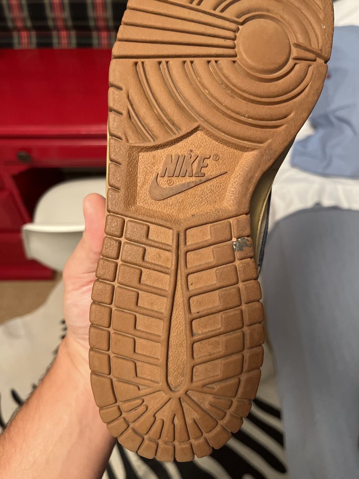 Nike Dunk Low Pro Vegas Gold | Midnight Navy-Maple Size US 10.5 / EU 43-44 - 10 Thumbnail