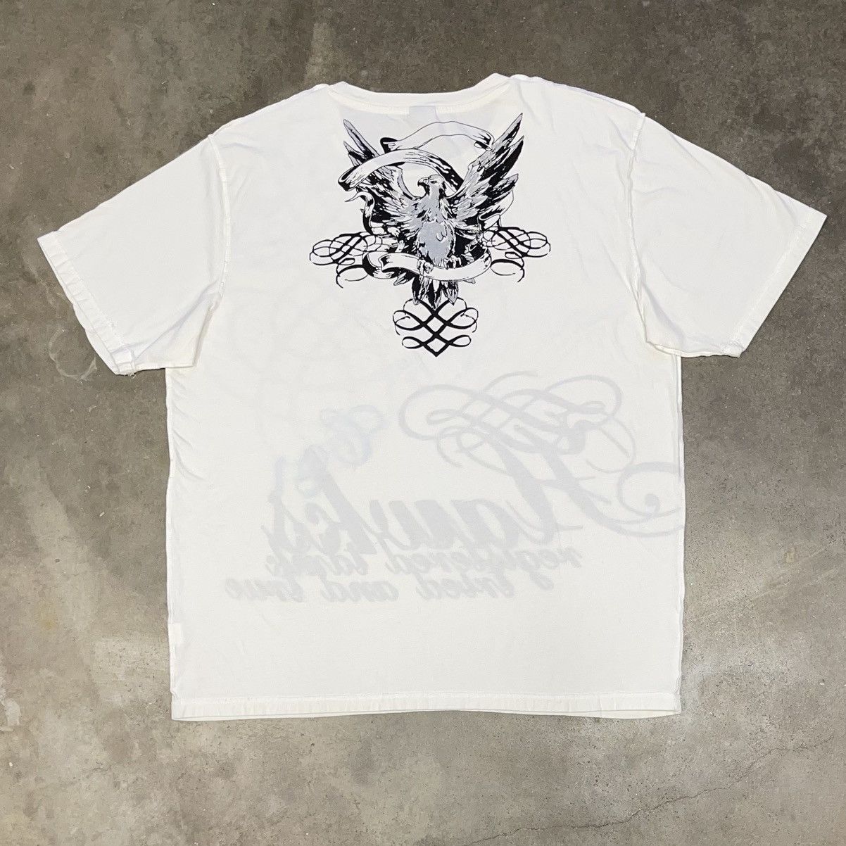 Company 81 Vintage Y2K Hawk Affliction Style Skater Graphic Tee Size US XL / EU 56 / 4 - 3 Thumbnail