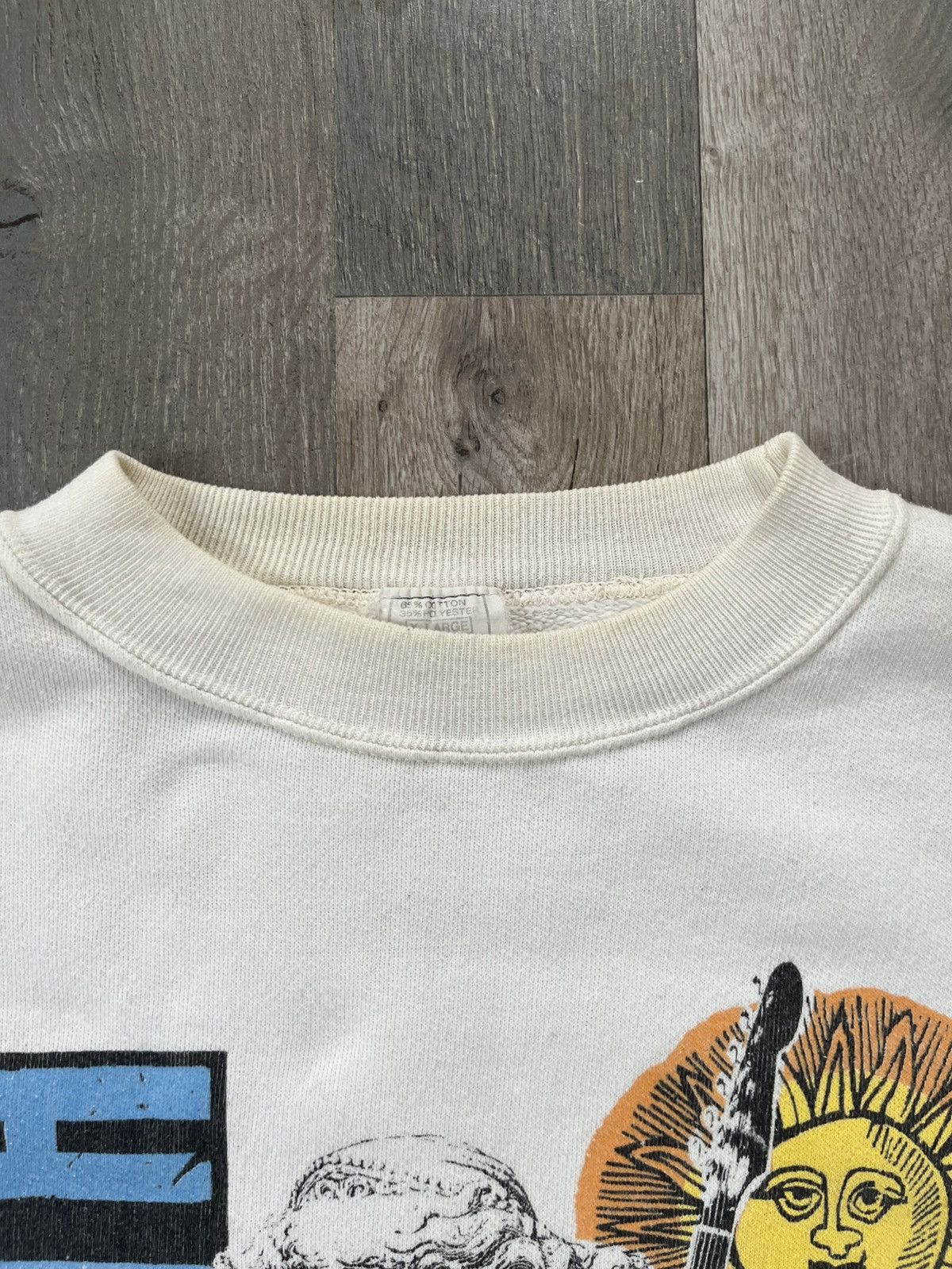 Vintage 1990 Knebworth Silver Clef Concert Crewneck Size US M / EU 48-50 / 2 - 7 Thumbnail