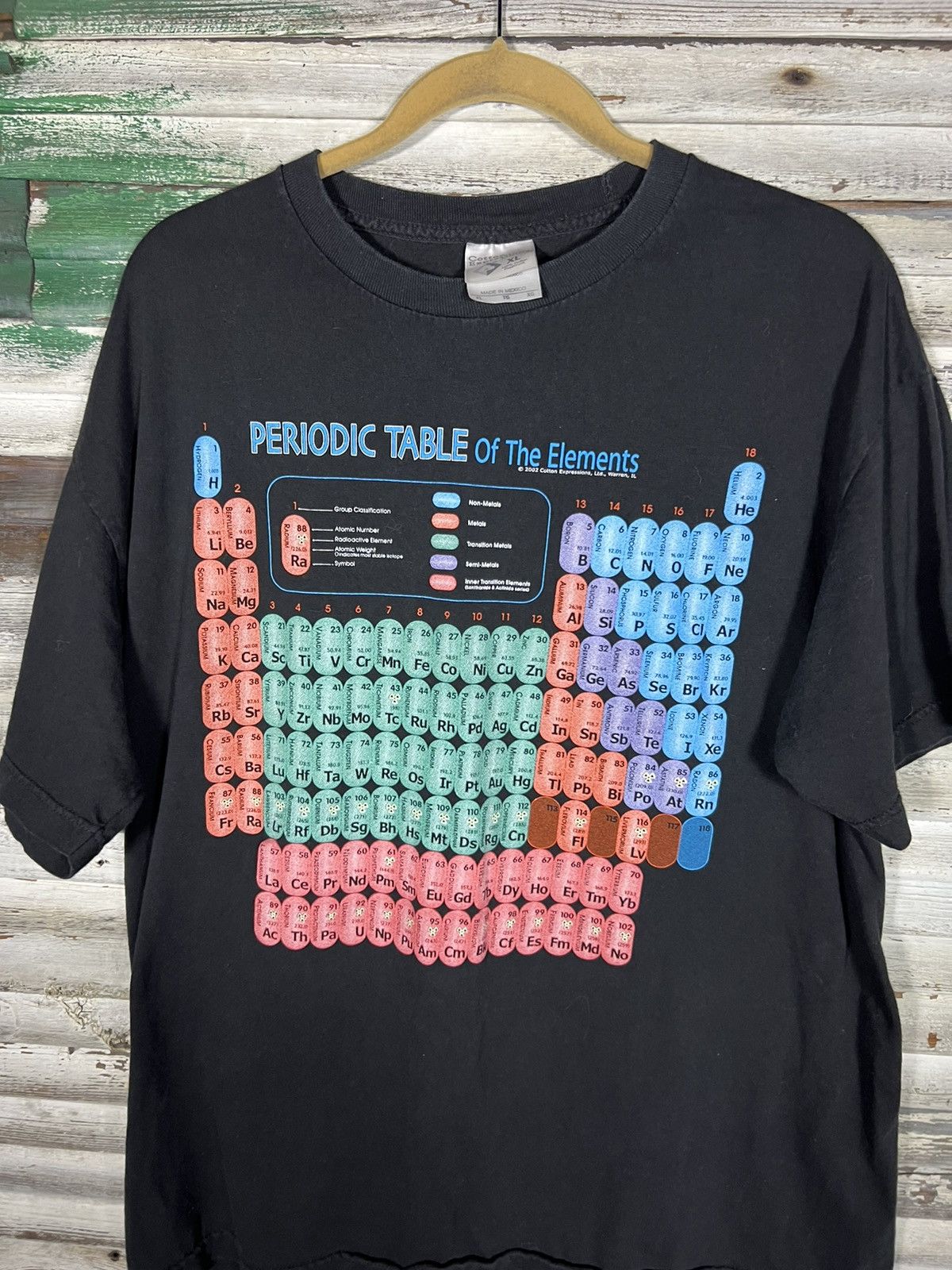 Vintage Vintage Periodic Table of Elements Shirt Size US XL / EU 56 / 4 - 2 Thumbnail