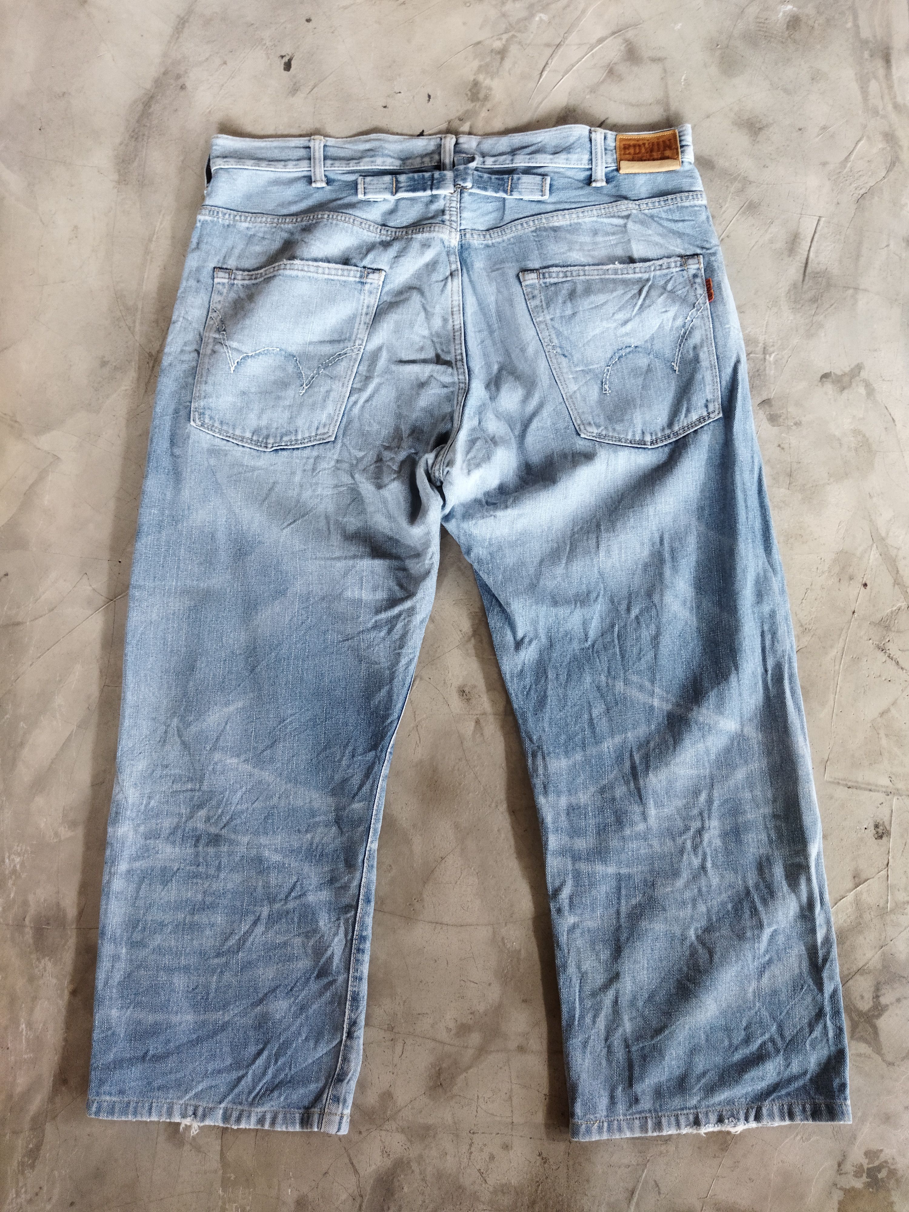 Edwin × Vintage VINTAGE EDWIN FADED BLUE JEANS PANTS Size US 40 / EU 56 - 7 Thumbnail