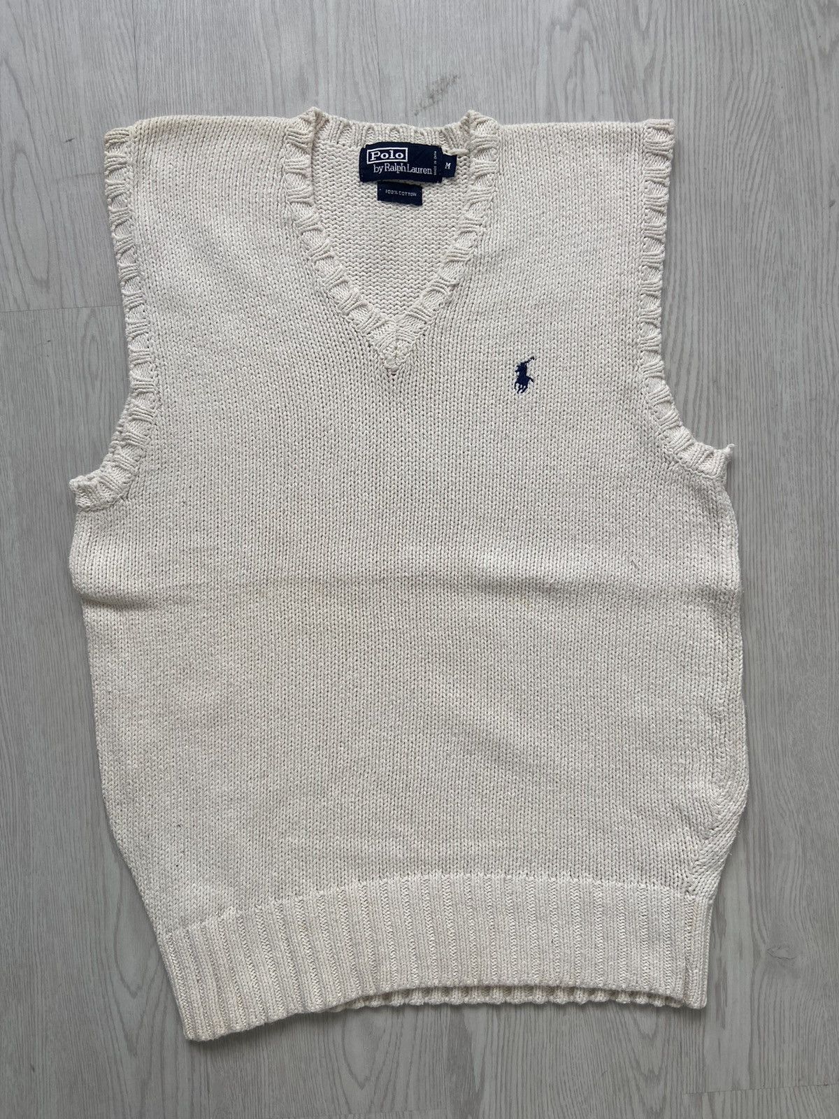 Polo Ralph Lauren Vintage Polo Ralph Lauren Small Pony Knitted Vest Size US M / EU 48-50 / 2 - 1 Thumbnail