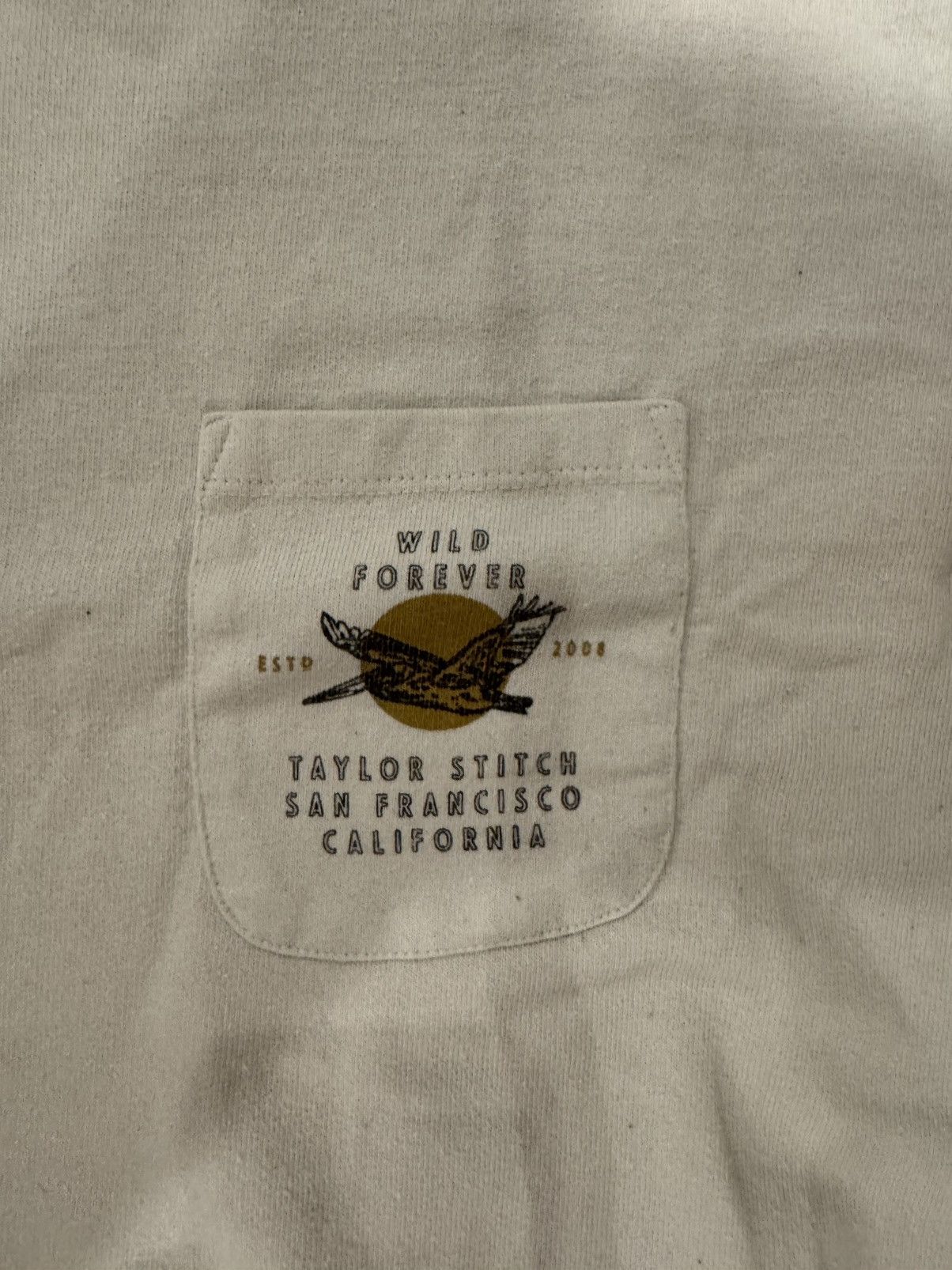 Taylor Stitch Heavy Bag tee - natural - 44 (XL) Size US XL / EU 56 / 4 - 2 Thumbnail