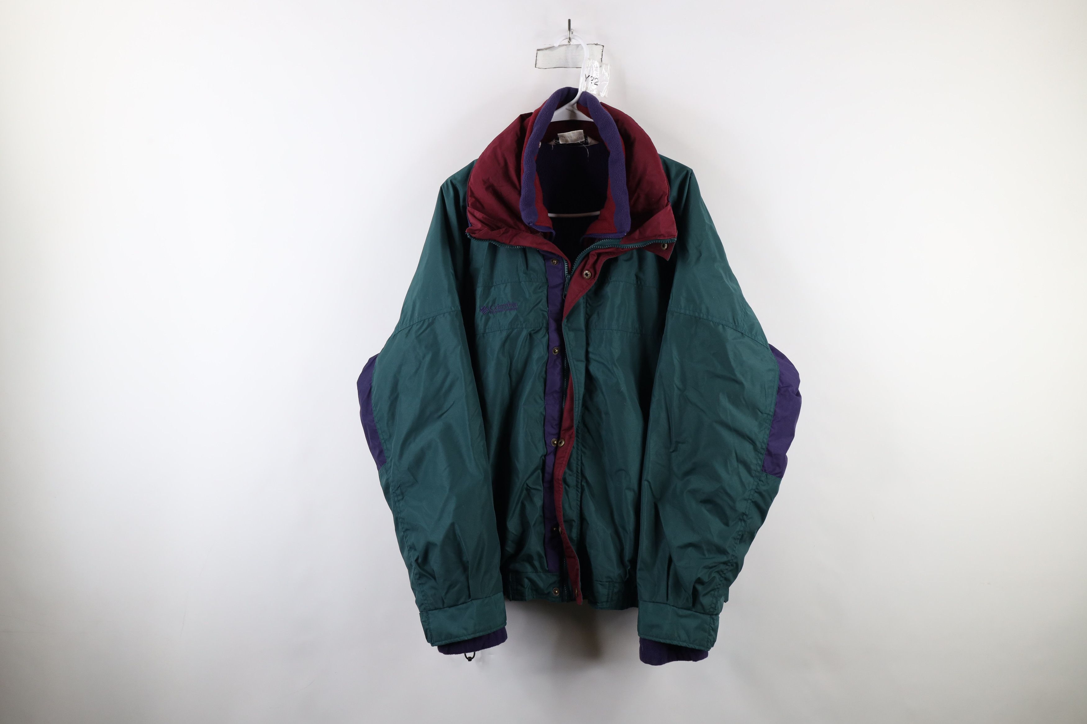 Columbia × Vintage Vintage 90s Columbia Bugaboo 2 In 1 Winter Bomber Jacket Size US XL / EU 56 / 4 - 1 Thumbnail