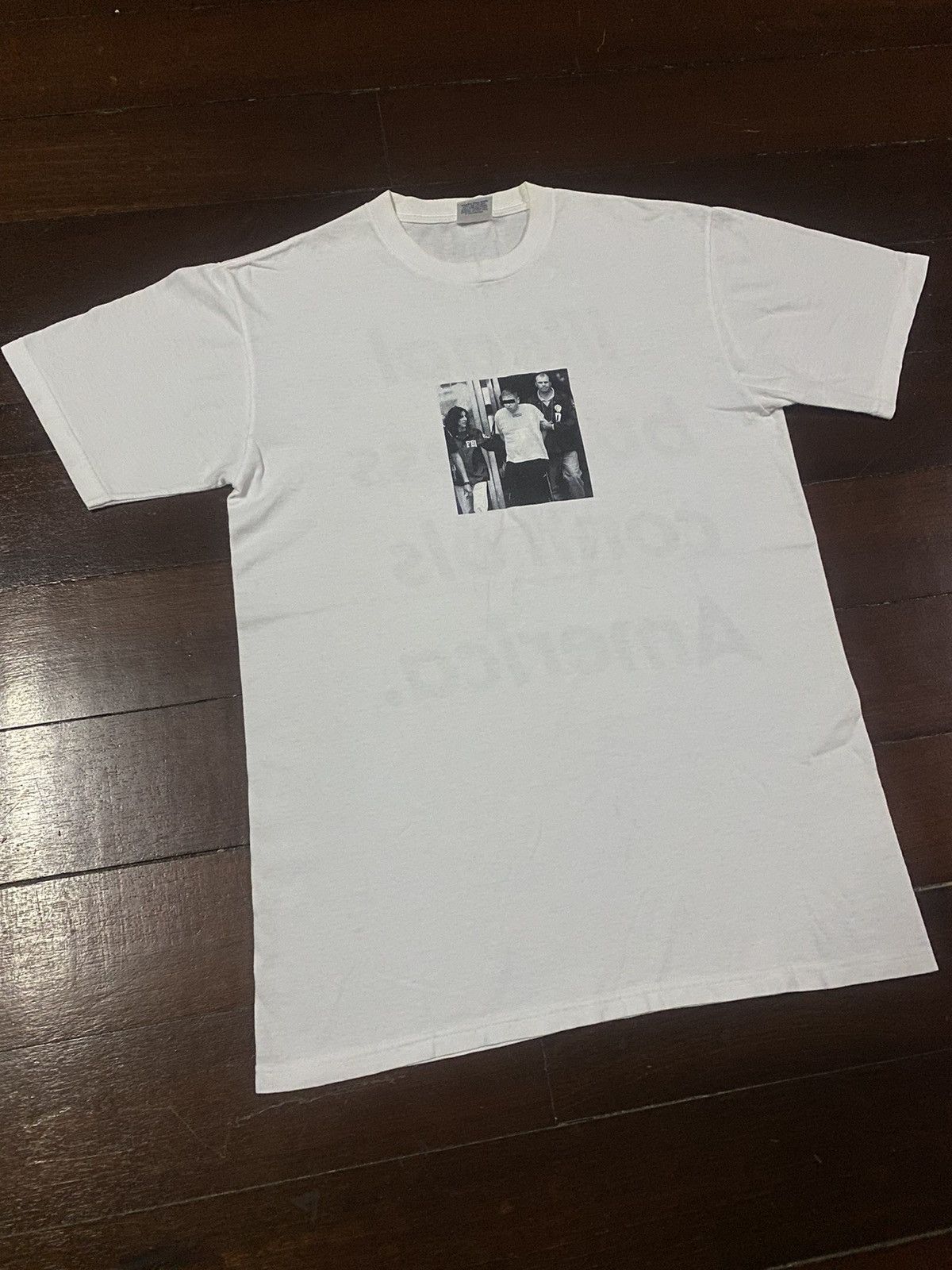 Supreme Supreme illegal business controls America tee Size US M / EU 48-50 / 2 - 5 Thumbnail