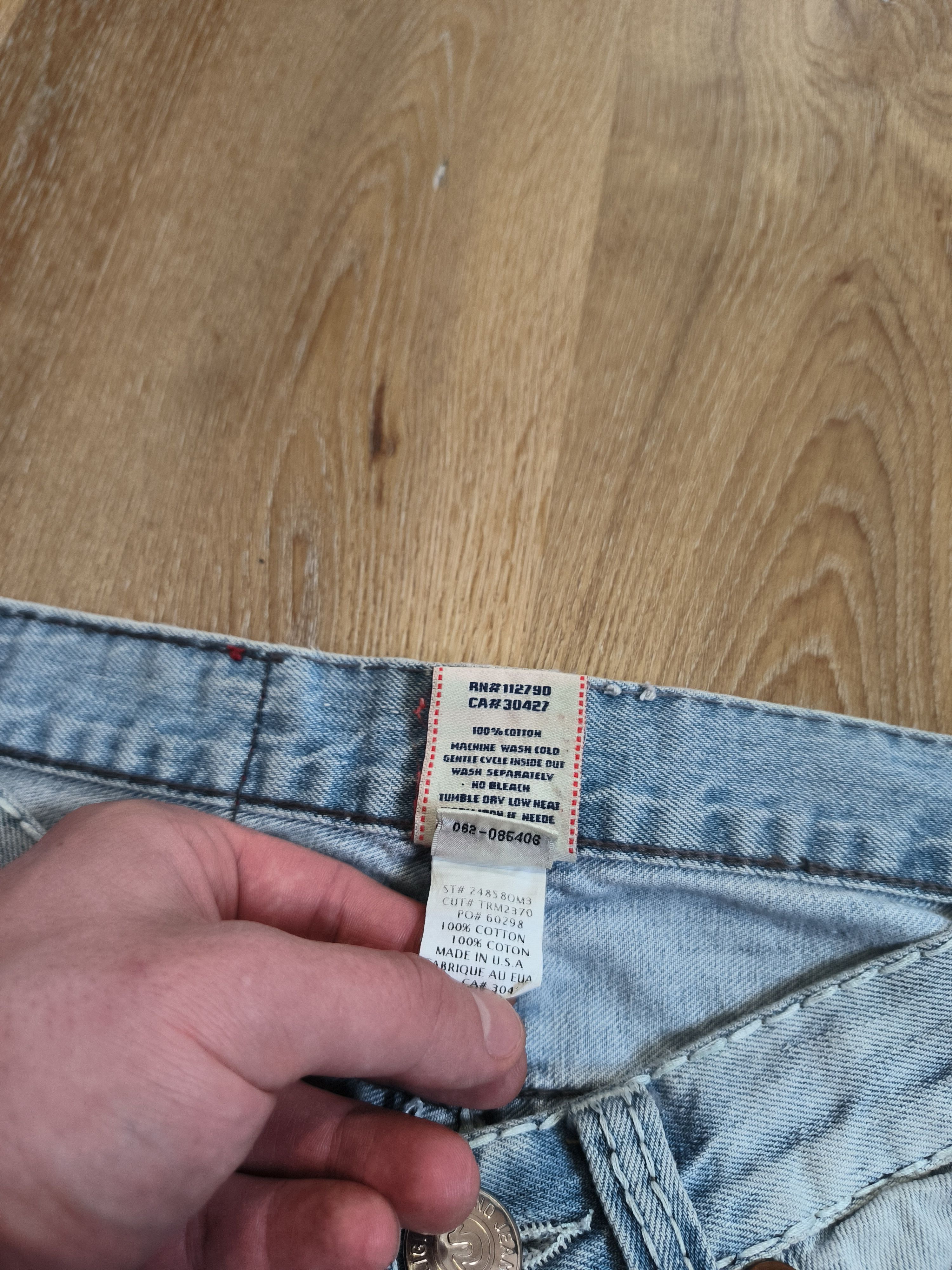 True Religion True Religion TR Denim Pants Vintage Billy Big T Size US 29 - 6 Thumbnail