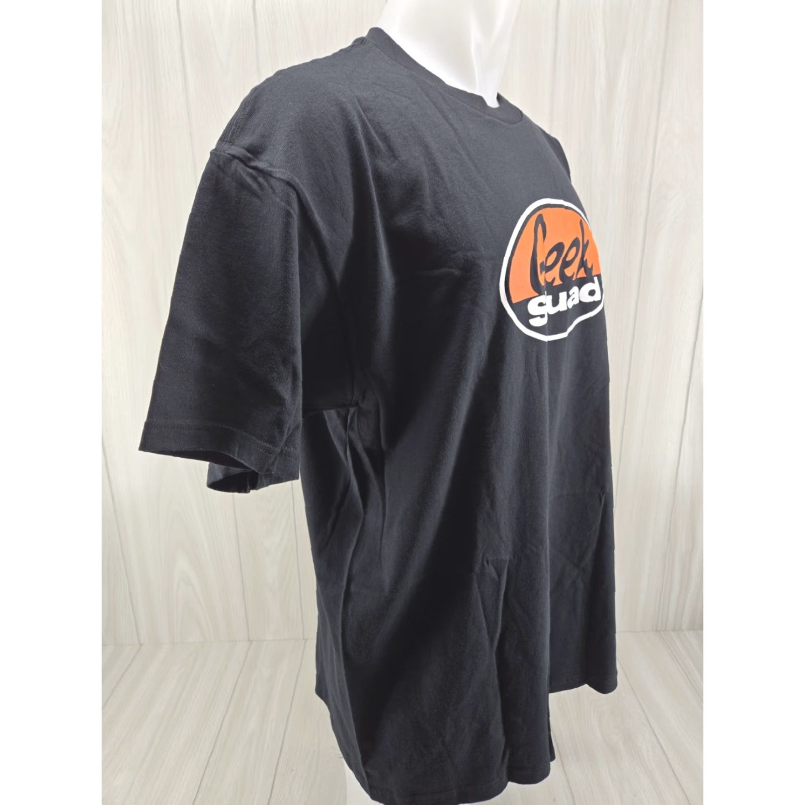 Fruit Of The Loom VINTAGE Fruit of the Loom Geek Squad T Shirt Logo Graphic Mens XL Black Shirt Men's Graphic Tee Classic Nerd Computer Logo Size US XL / EU 56 / 4 - 5 Thumbnail