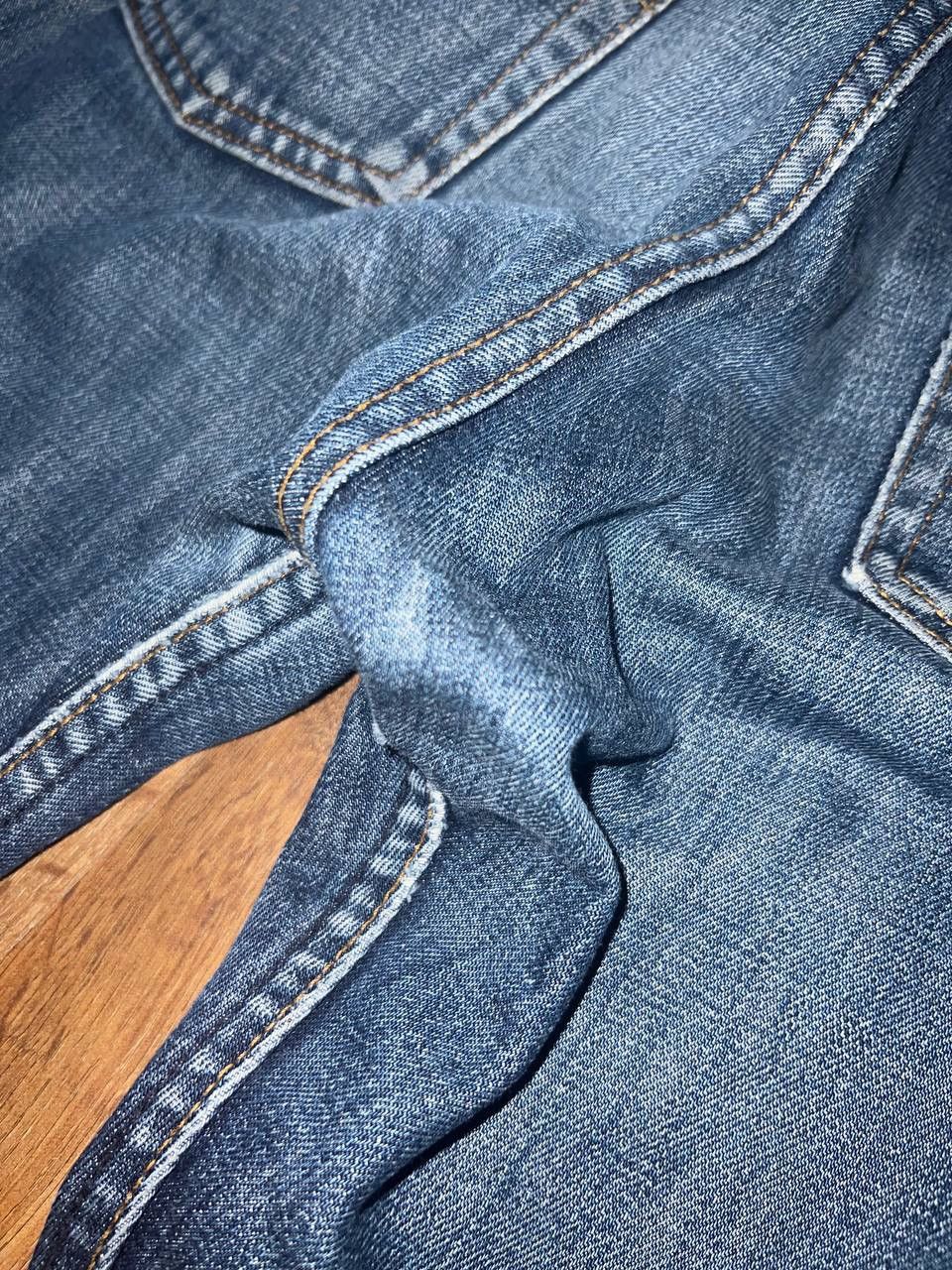 Levi's × Vintage Vintage Levi's 505 Blue Distressed Mud Wash Denim Jeans Size US 31 - 16 Thumbnail