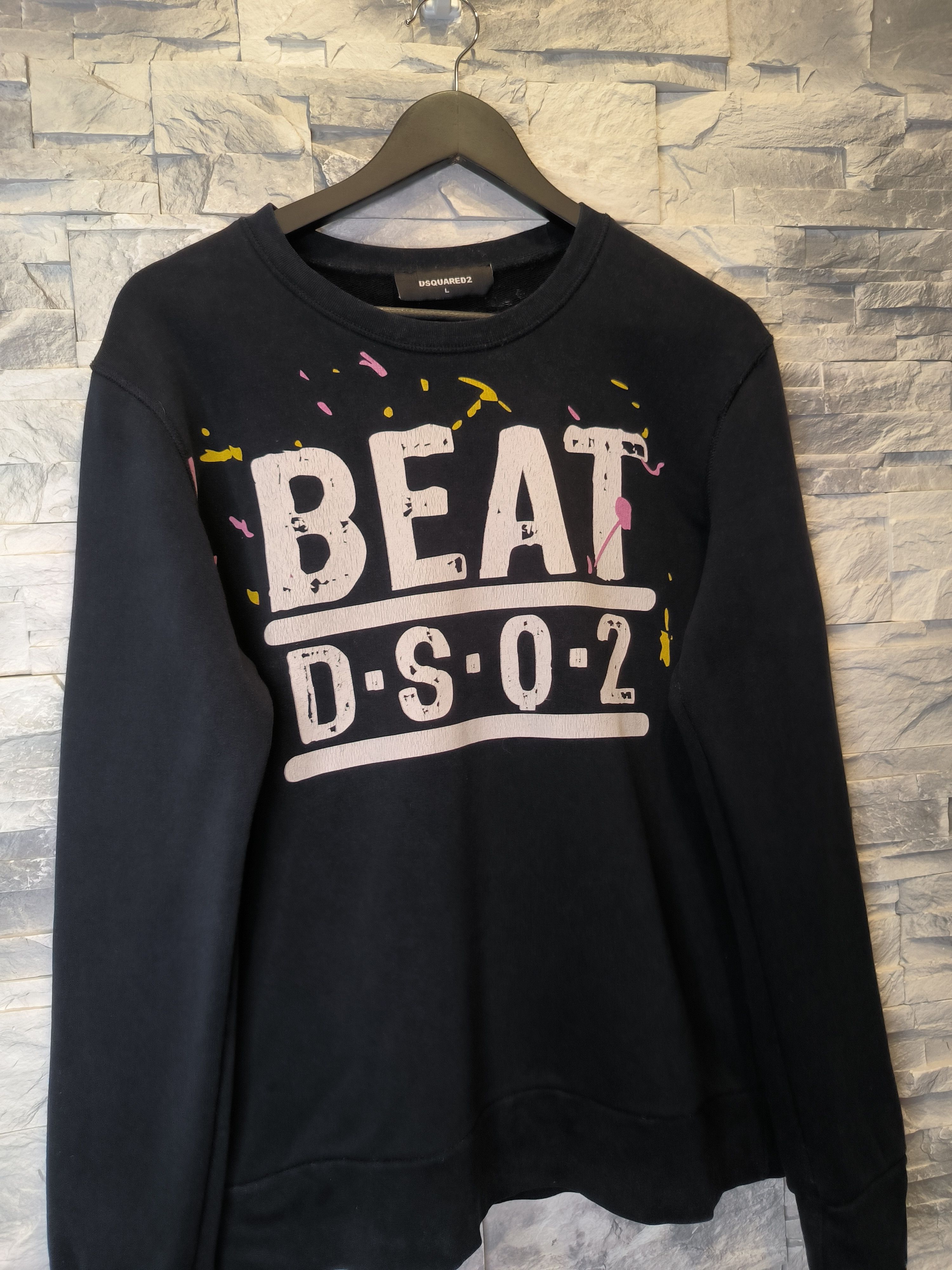 Dsquared2 Dsquared2 DSQ2 Sweatshirt Crewneck Black Beat Size US XS / EU 42 / 0 - 3 Thumbnail