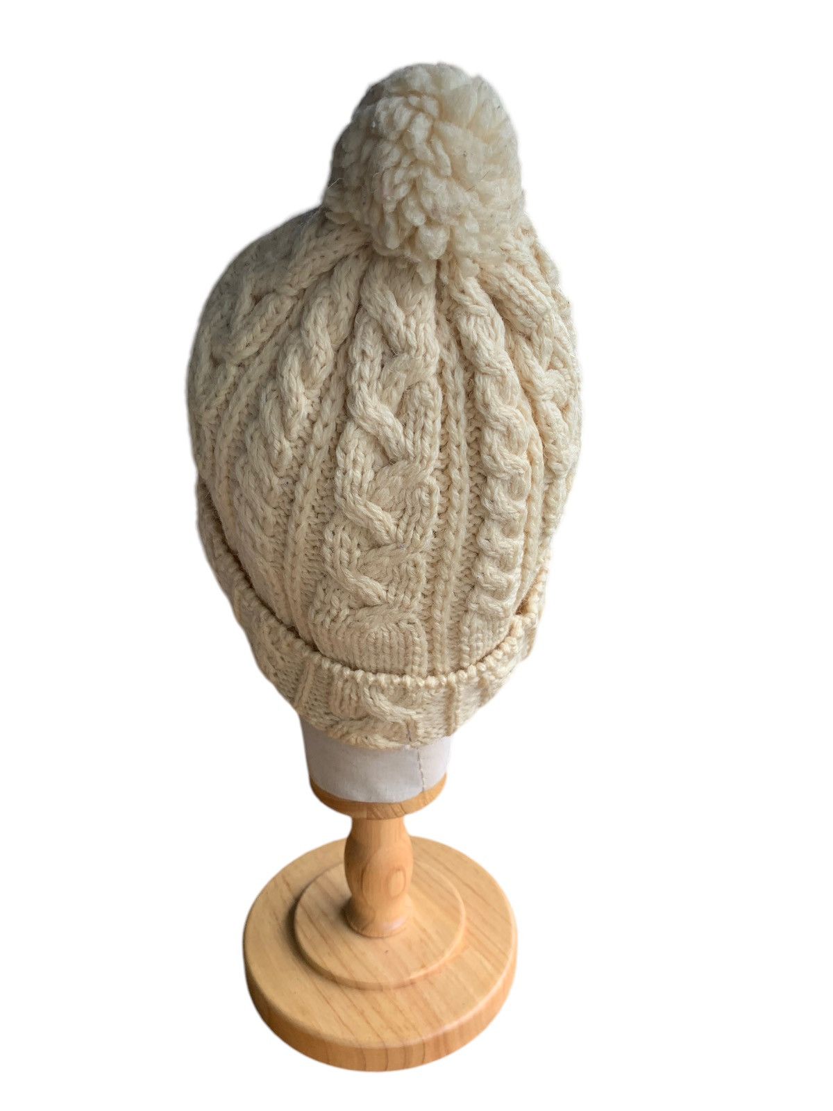 Japanese Brand HIGHLANDS MADE IN ENGLAND KNIT CROCHET BRITISH WOOL BEANIE Size ONE SIZE - 7 Thumbnail