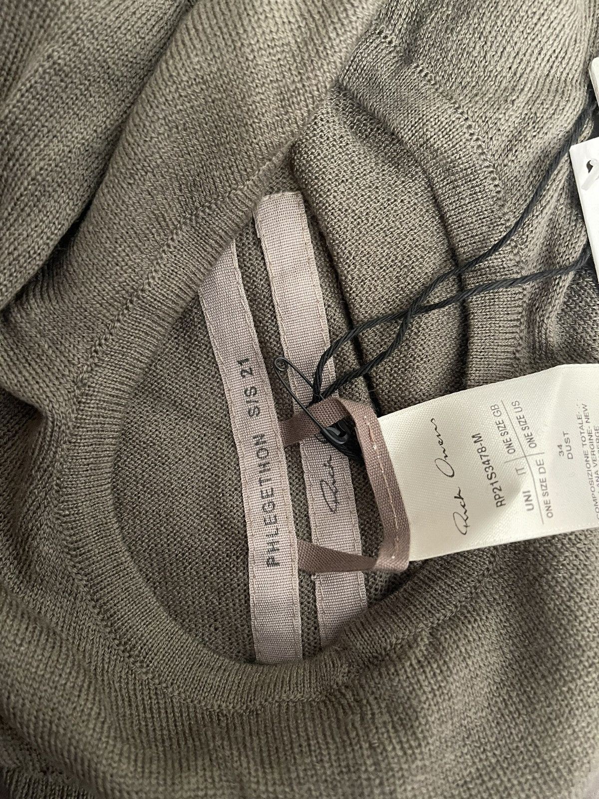 Rick Owens Rick Owens SS 21’ Balaclava Size ONE SIZE - 3 Thumbnail