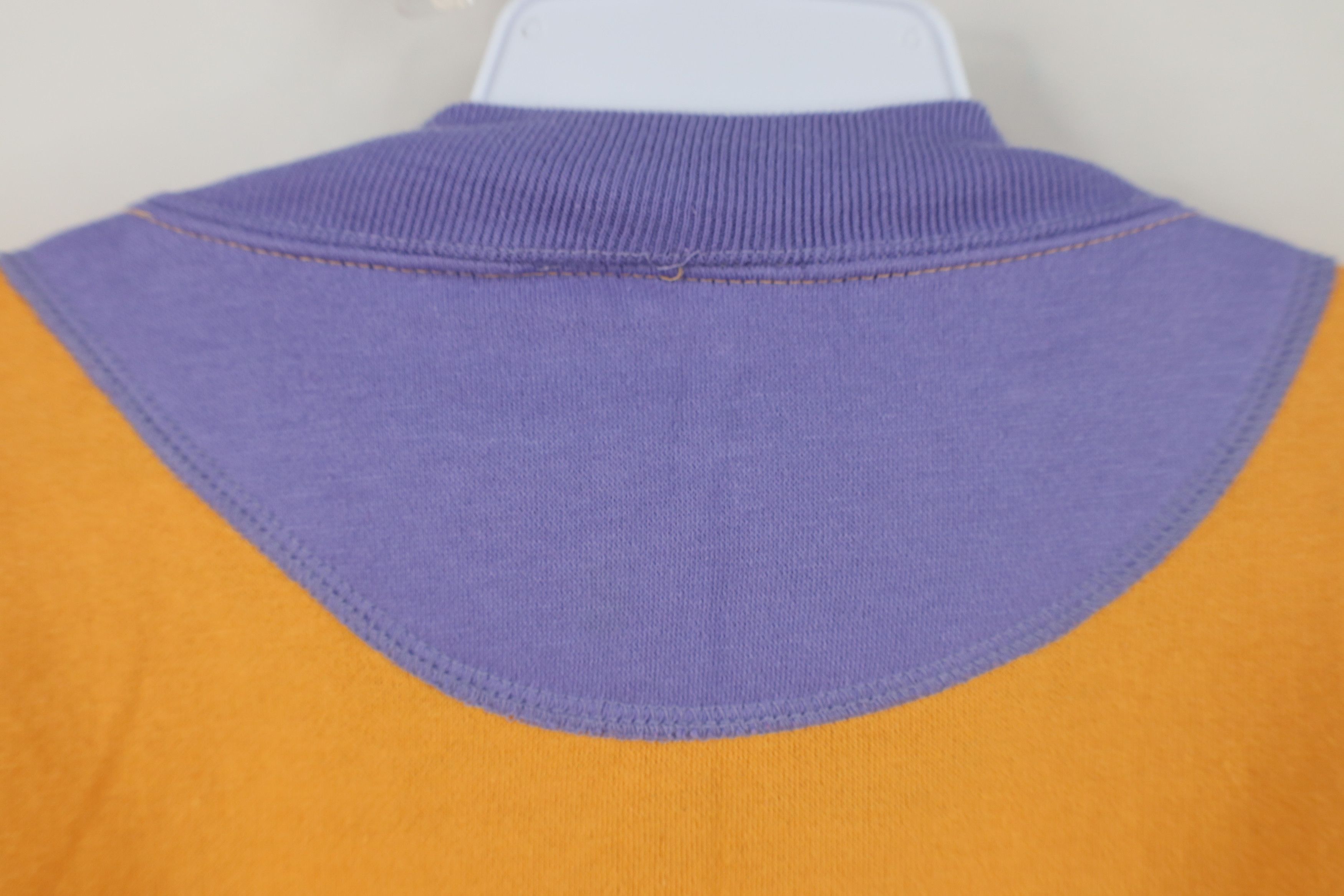 Converse Vintage 90s Converse Chuck Taylor Block Sweatshirt Orange Size XL / US 12-14 / IT 48-50 - 13 Thumbnail