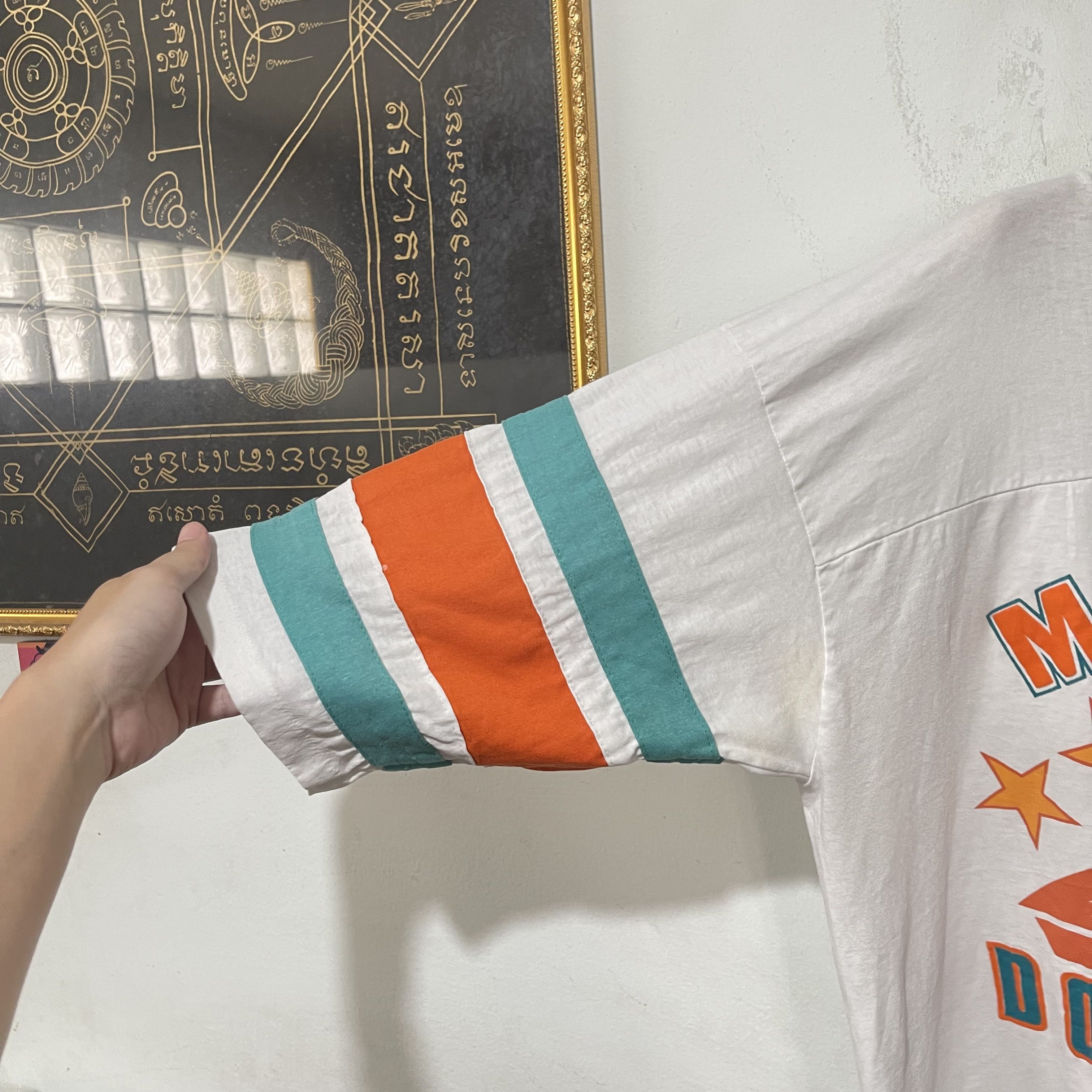 NFL Vintage 90s Miami Dolphins NFL Jersey Size US XL / EU 56 / 4 - 4 Thumbnail