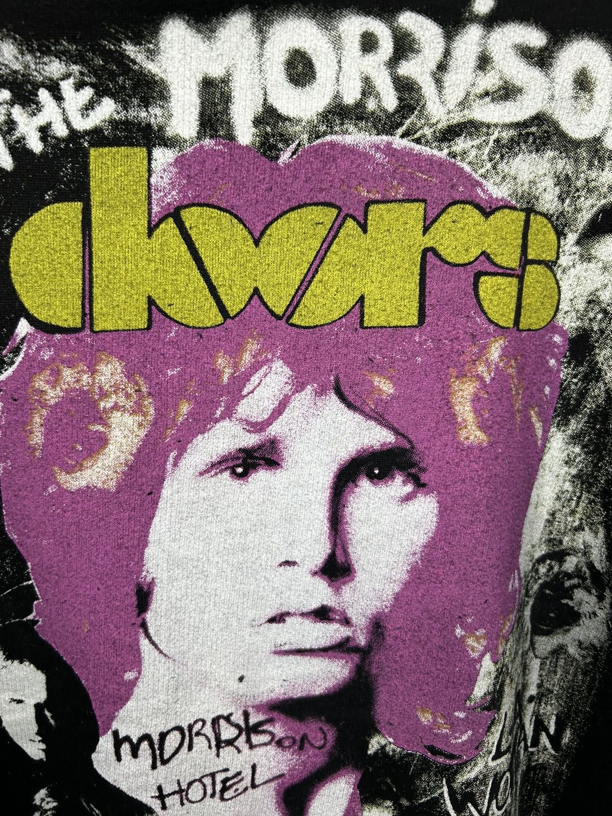 Band Tees × Vintage Vintage 1990 Jim Morrison The Doors Full Graphic Sweatshirt Size US XL / EU 56 / 4 - 5 Thumbnail