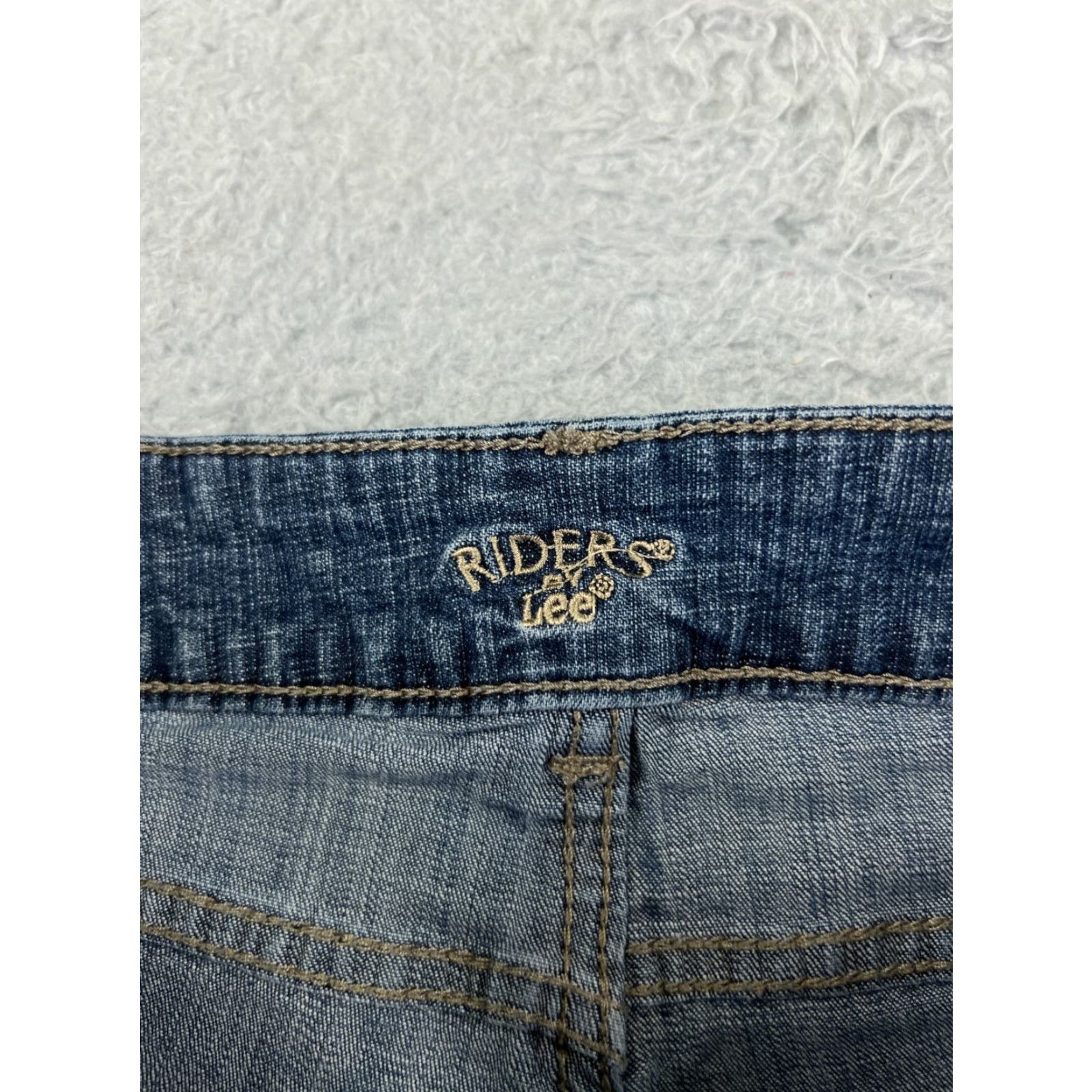 Lee Lee Blue Denim Bootcut Jeans 28 Women's Pants Mid Rise Pockets Cotton Blend Denim Size 28" / US 6 / IT 42 - 3 Thumbnail