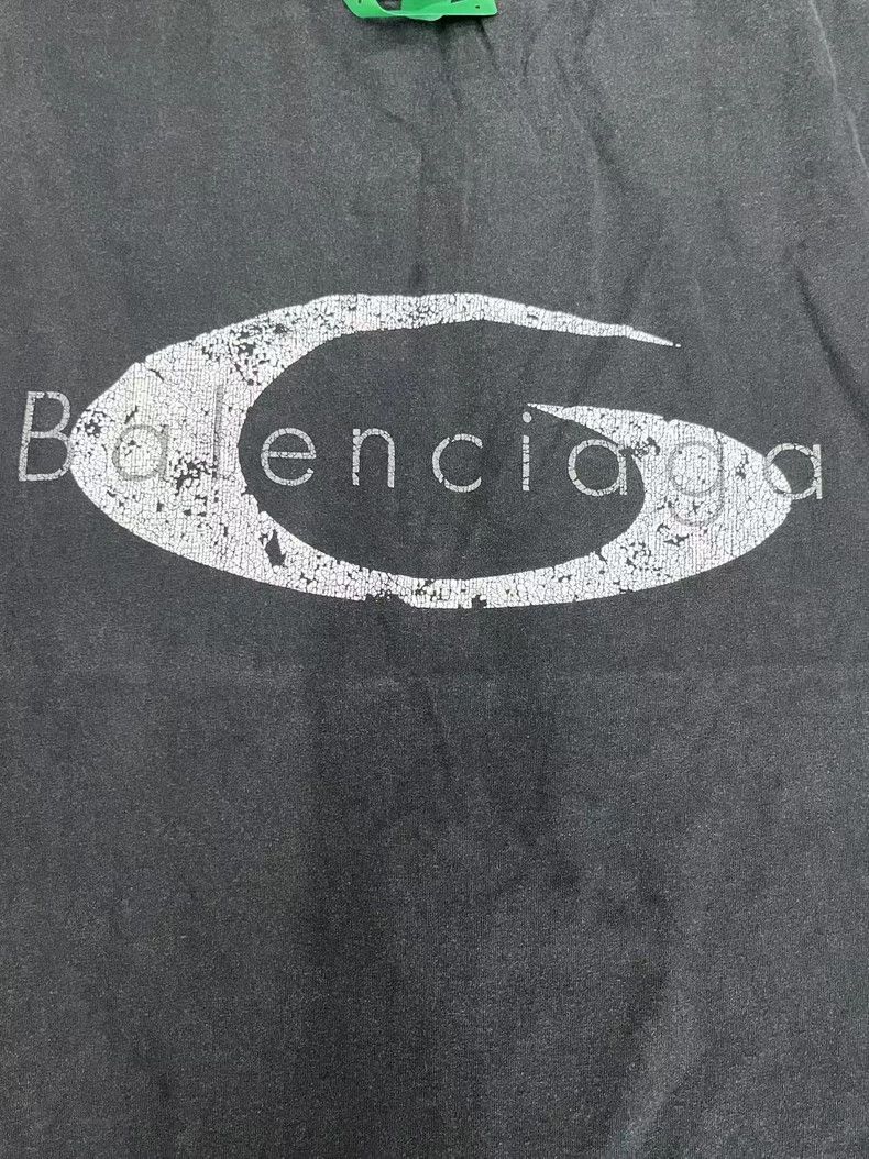 Balenciaga Balenciaga Logo loose round neck short sleeve T-shirt Size US L / EU 52-54 / 3 - 3 Thumbnail