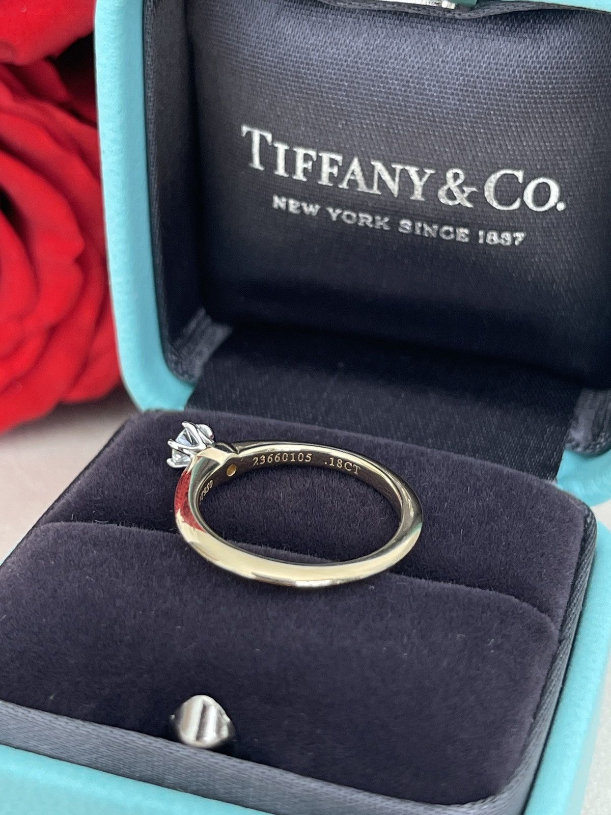 Tiffany & Co. Tiffany & Co. Solitaire YG Diamond Ring .18ct sz 4.5 Size ONE SIZE - 23 Thumbnail