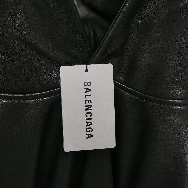 Balenciaga Balenciaga Oversized Leather Hoodie Jacket Size US S / EU 44-46 / 1 - 3 Thumbnail