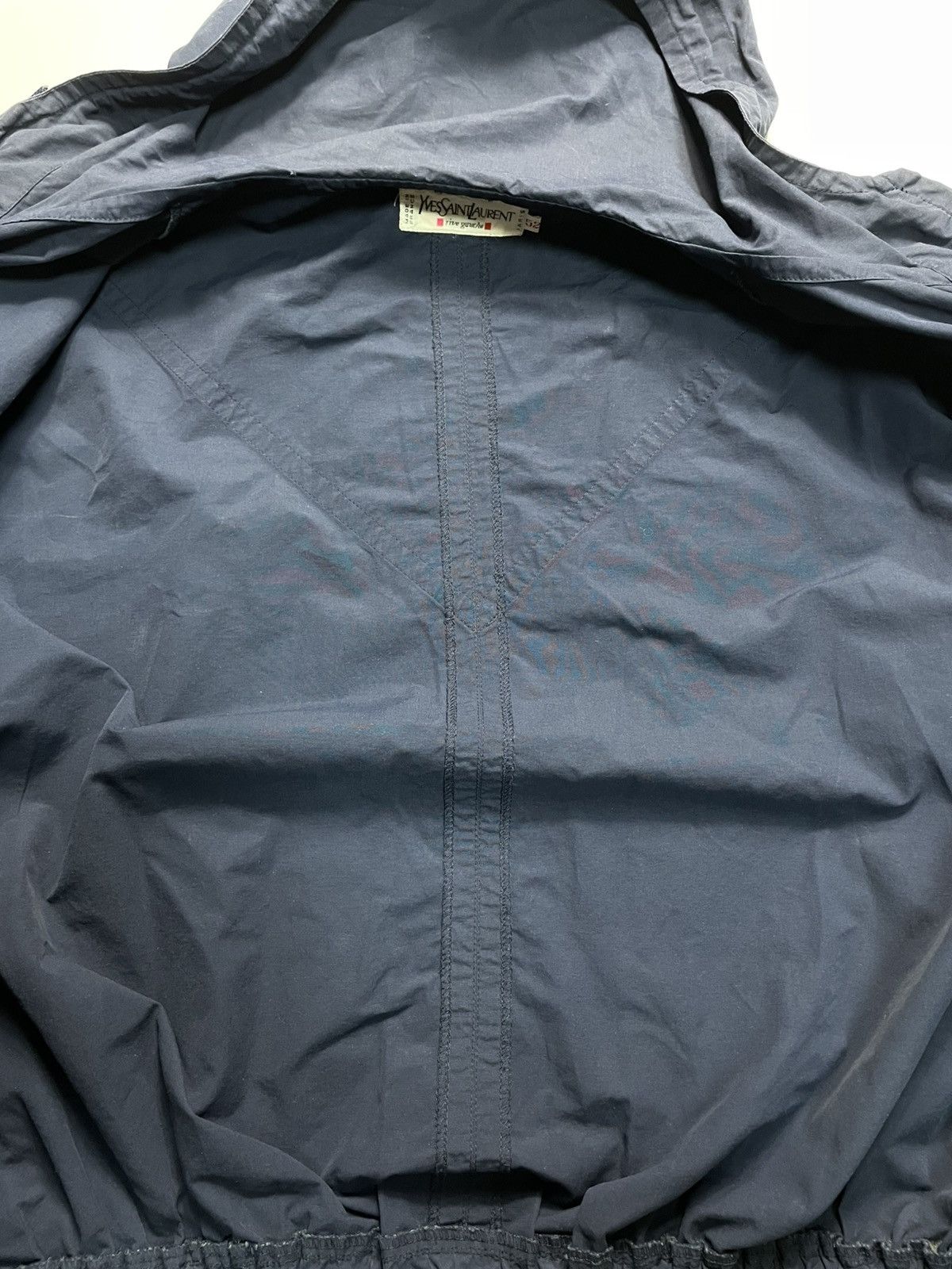 Yves Saint Laurent YSL Rive Gauche Vtg 90s Baggy Chore Jkt Y Logo Oversize 52 Size US L / EU 52-54 / 3 - 8 Thumbnail