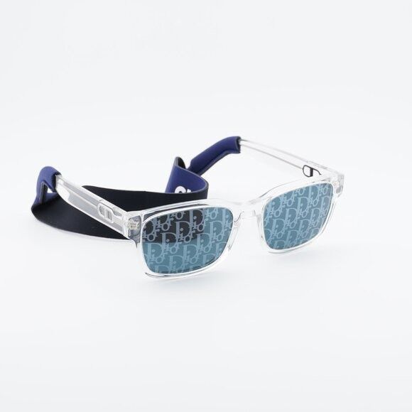 Dior Dior CD LINK S1U 88B8 Sunglasses Shiny Crystal Square Frame Size ONE SIZE - 4 Thumbnail