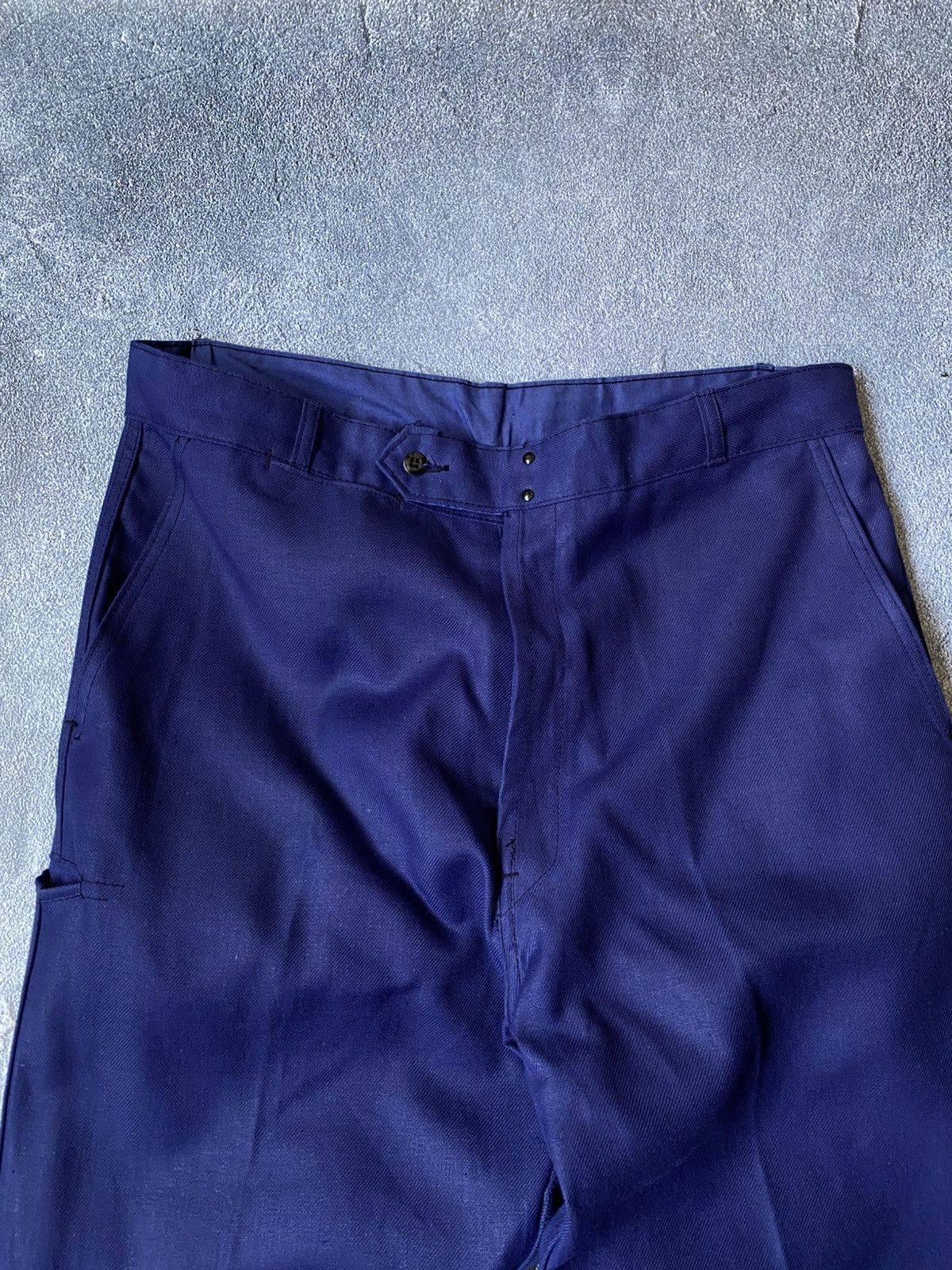 Vintage VNTG French Trousers Adolphe LaFont Moleskin 70s Chore Pants Size US 32 / EU 48 - 3 Thumbnail
