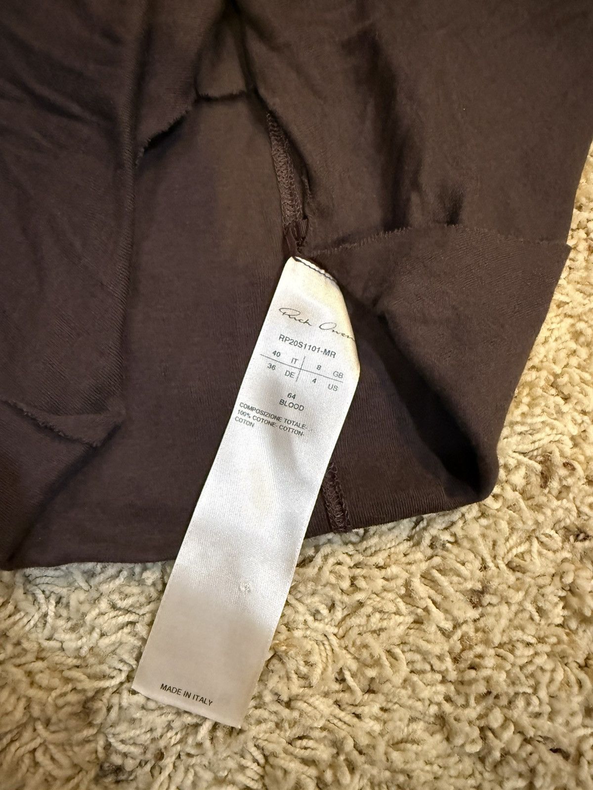 Rick Owens Blood Tank Top Size US S / EU 44-46 / 1 - 3 Thumbnail