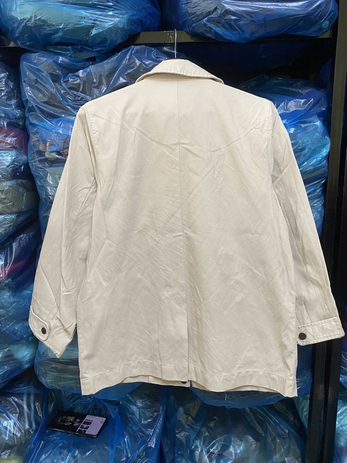 Max Mara × Weekend Max Mara MaxMara Weekend Line Beige Cotton-Nylon Blend Jacket Size M / US 6-8 / IT 42-44 - 7 Thumbnail