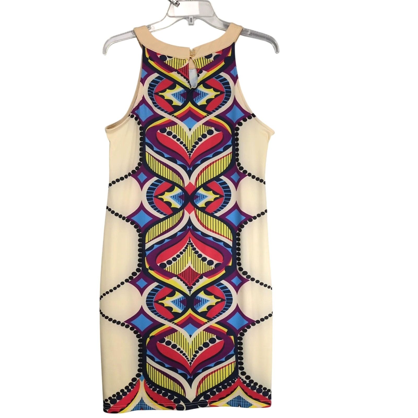 Anthropologie Anthropologie Aryeh Bodycon Halter Dress Size M Retro Mod Size M / US 6-8 / IT 42-44 - 2 Thumbnail