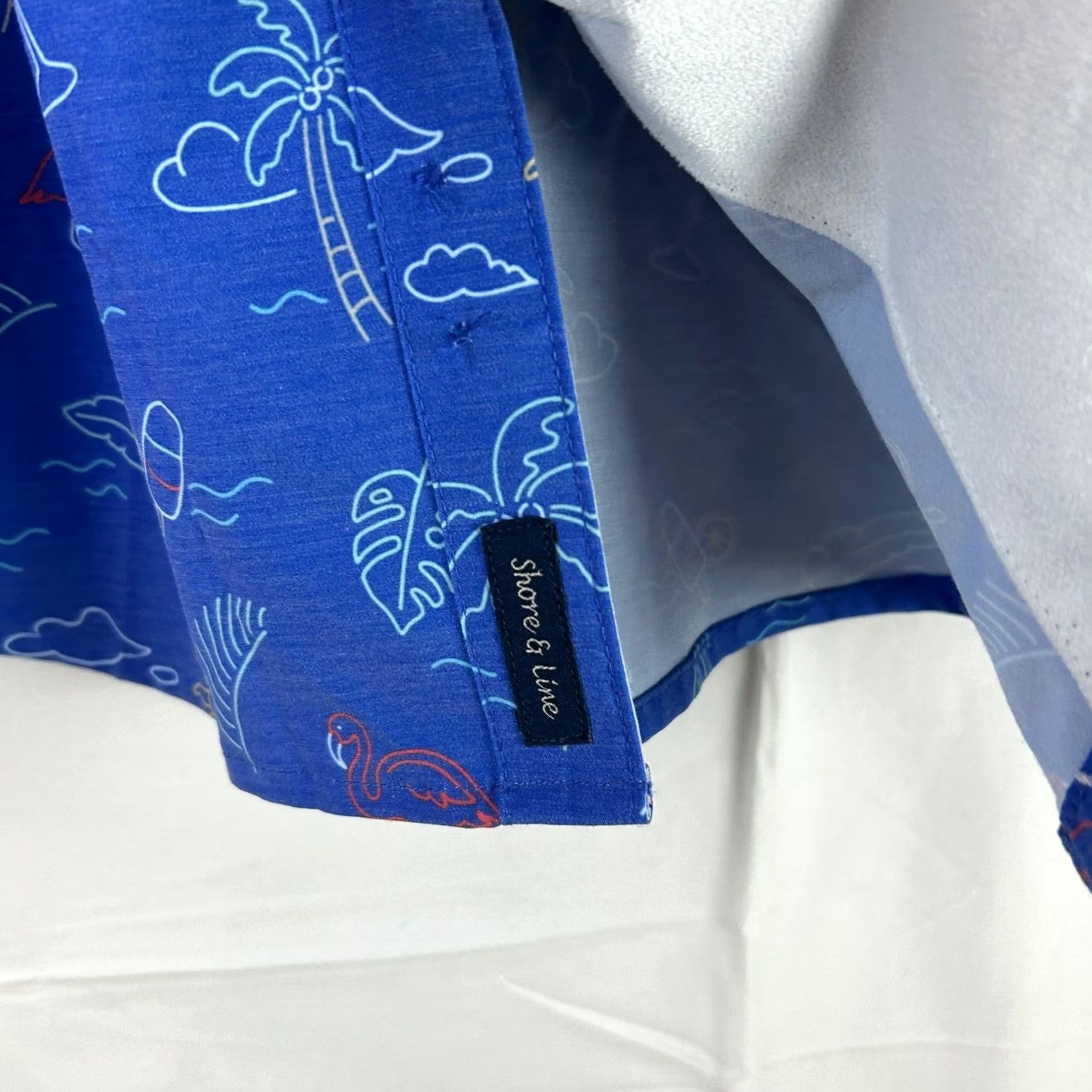 Vintage Magellan Outdoors Fish Gear Button-Up Shirt Mens Large Blue Tropical Flamingo Pattern Hawaiian Tropical Shirt Size US L / EU 52-54 / 3 - 4 Thumbnail