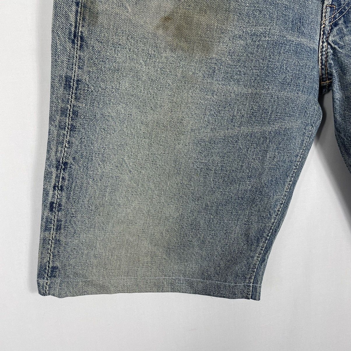 Japanese Brand × Warehouse 🔥Trash🔥🇯🇵Warehouse Stoned Washed Selvedge Dirty Denim Jeans Size US 32 / EU 48 - 5 Thumbnail
