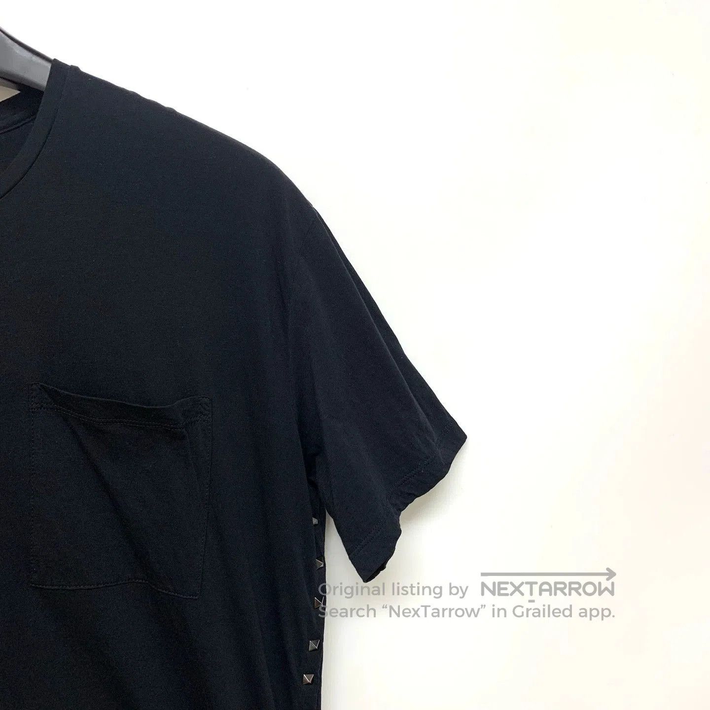 Valentino classic black studded short sleeve t-shirt. Size US XL / EU 56 / 4 - 8 Thumbnail