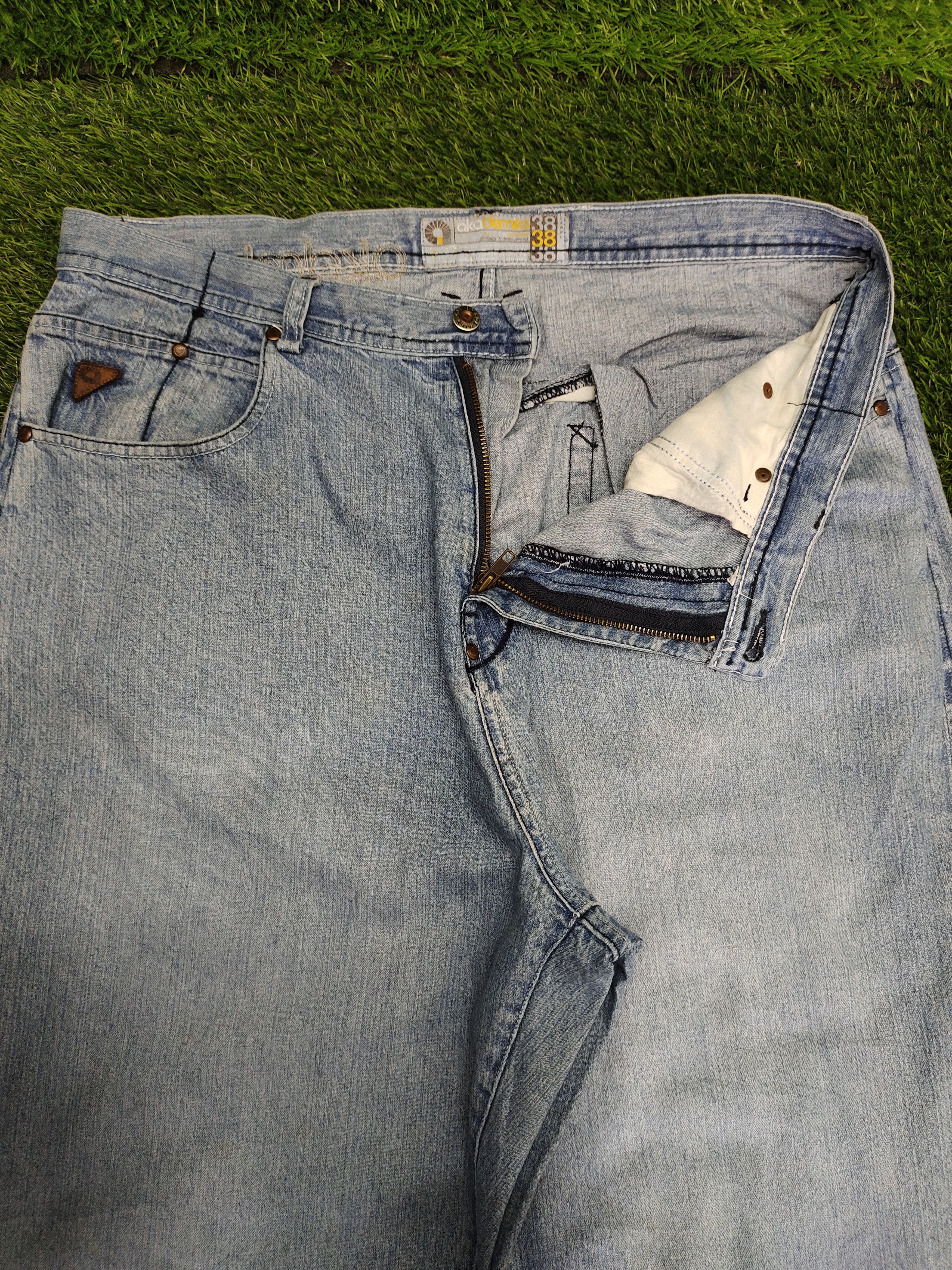 Akademiks Baggy Jeans Akademiks Denim Wide Loose Leg Y2k Jnco Size US 38 / EU 54 - 15 Thumbnail